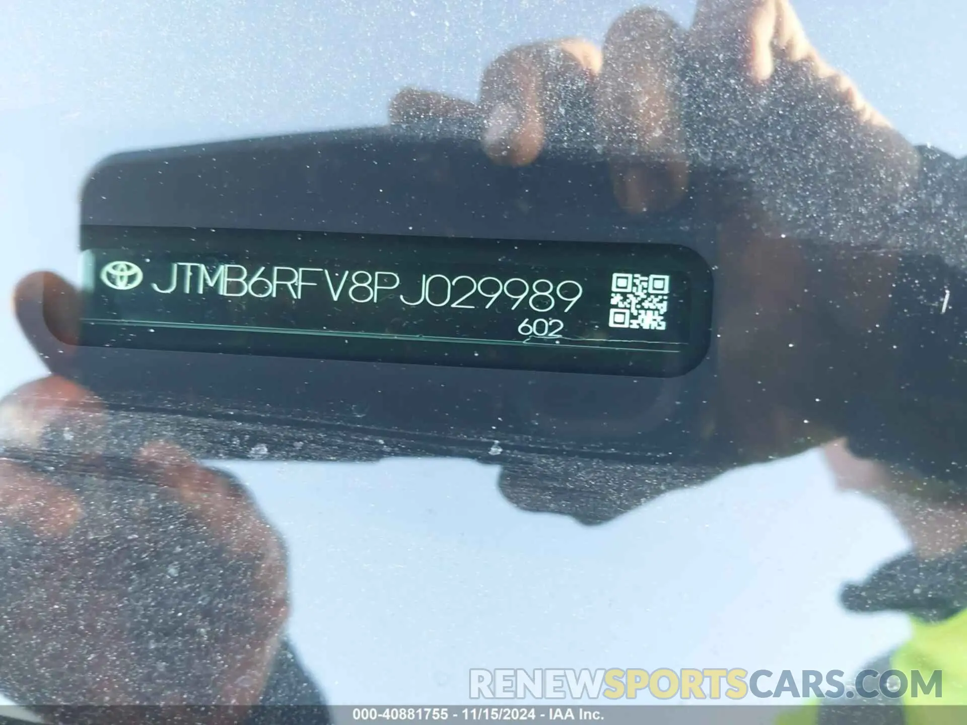 9 Photograph of a damaged car JTMB6RFV8PJ029989 TOYOTA RAV4 HYBRID 2023