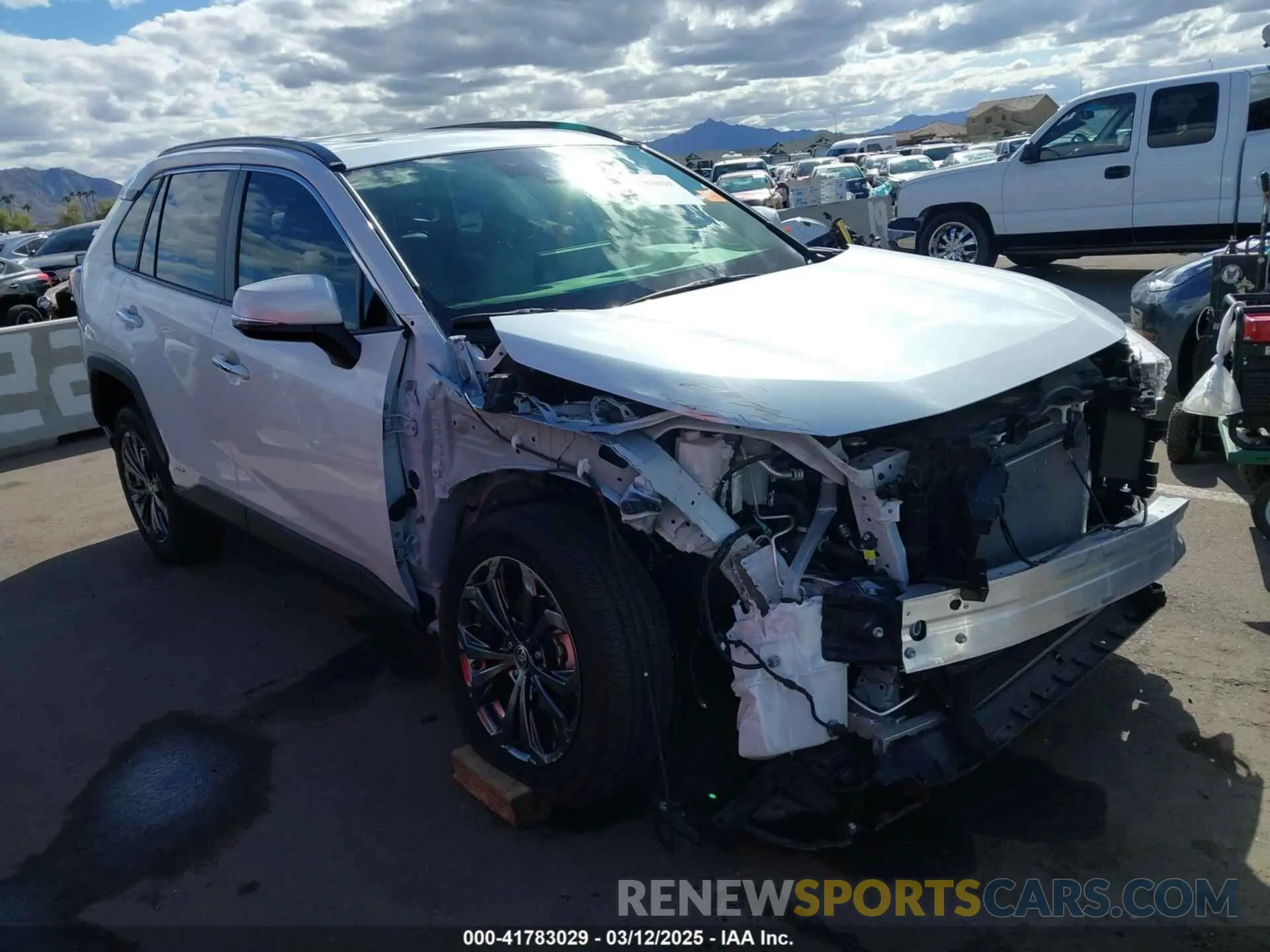 1 Photograph of a damaged car JTMD6RFV4PD546469 TOYOTA RAV4 HYBRID 2023