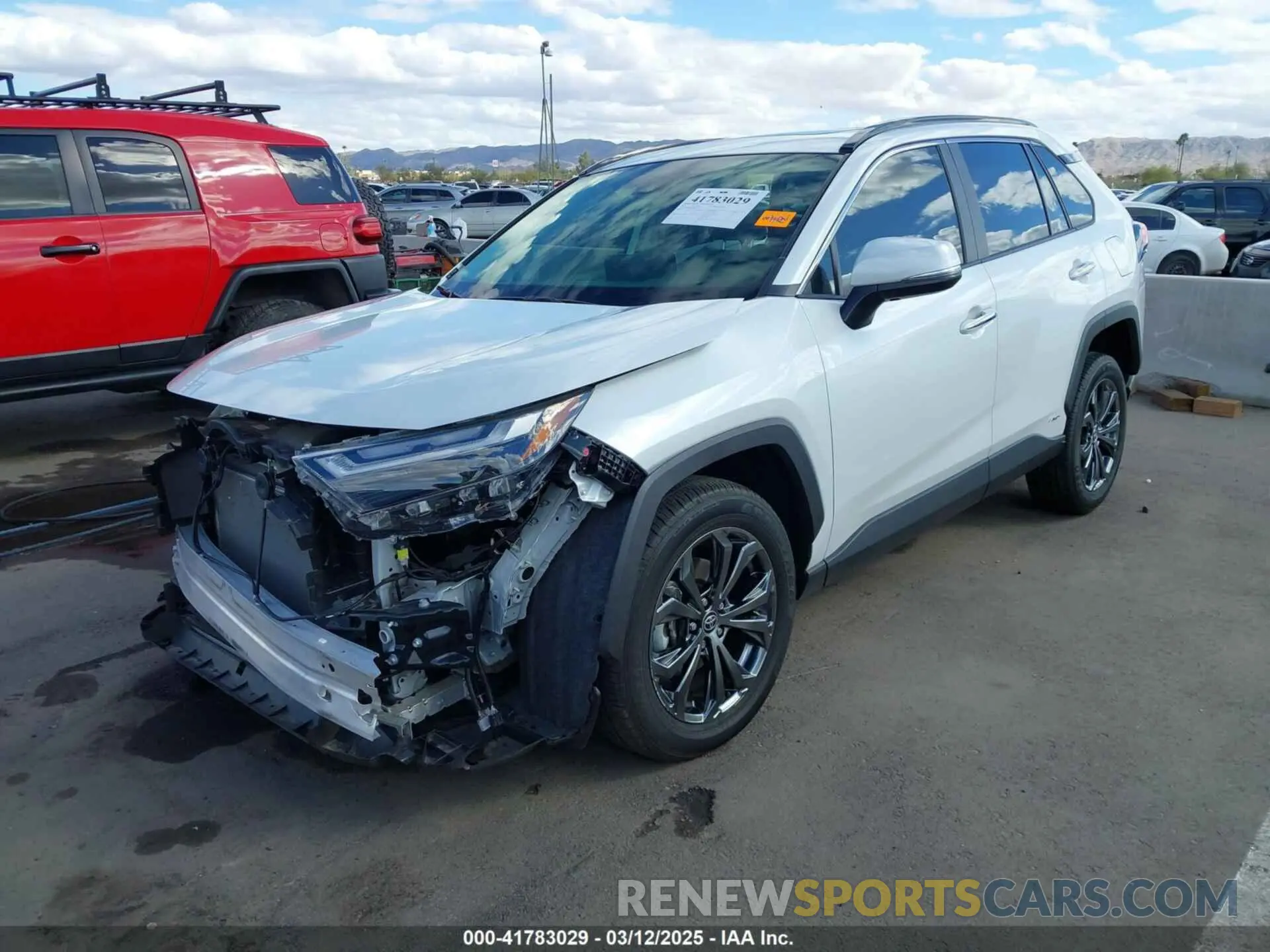 2 Photograph of a damaged car JTMD6RFV4PD546469 TOYOTA RAV4 HYBRID 2023