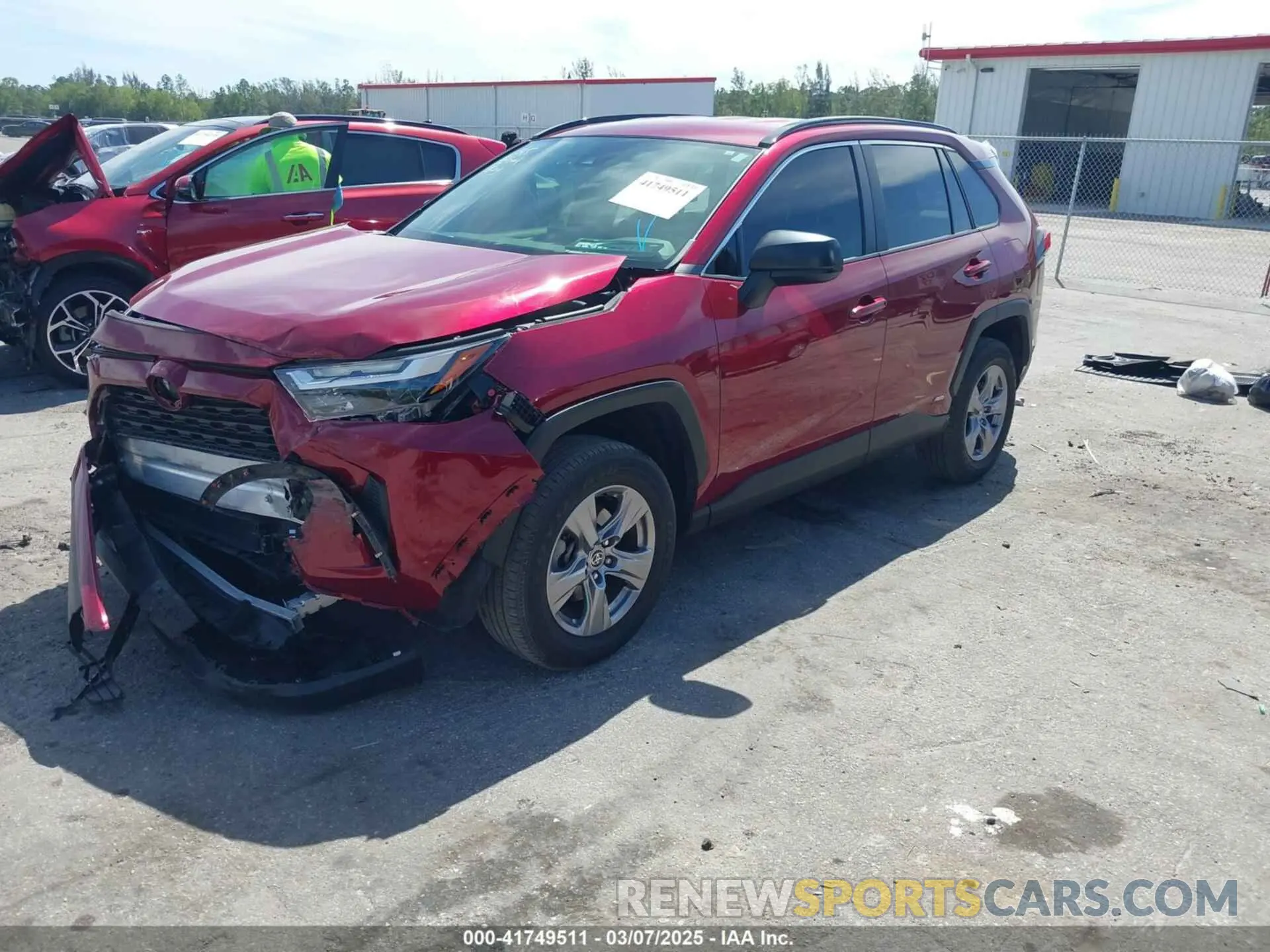 2 Photograph of a damaged car JTMLWRFV0PD205064 TOYOTA RAV4 HYBRID 2023