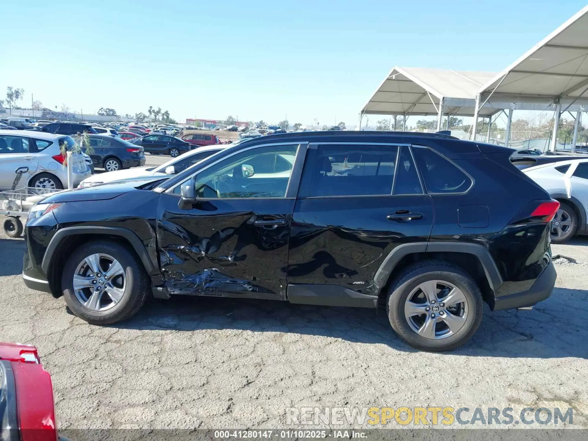 14 Фотография поврежденного автомобиля JTMLWRFV3PD199244 TOYOTA RAV4 HYBRID 2023