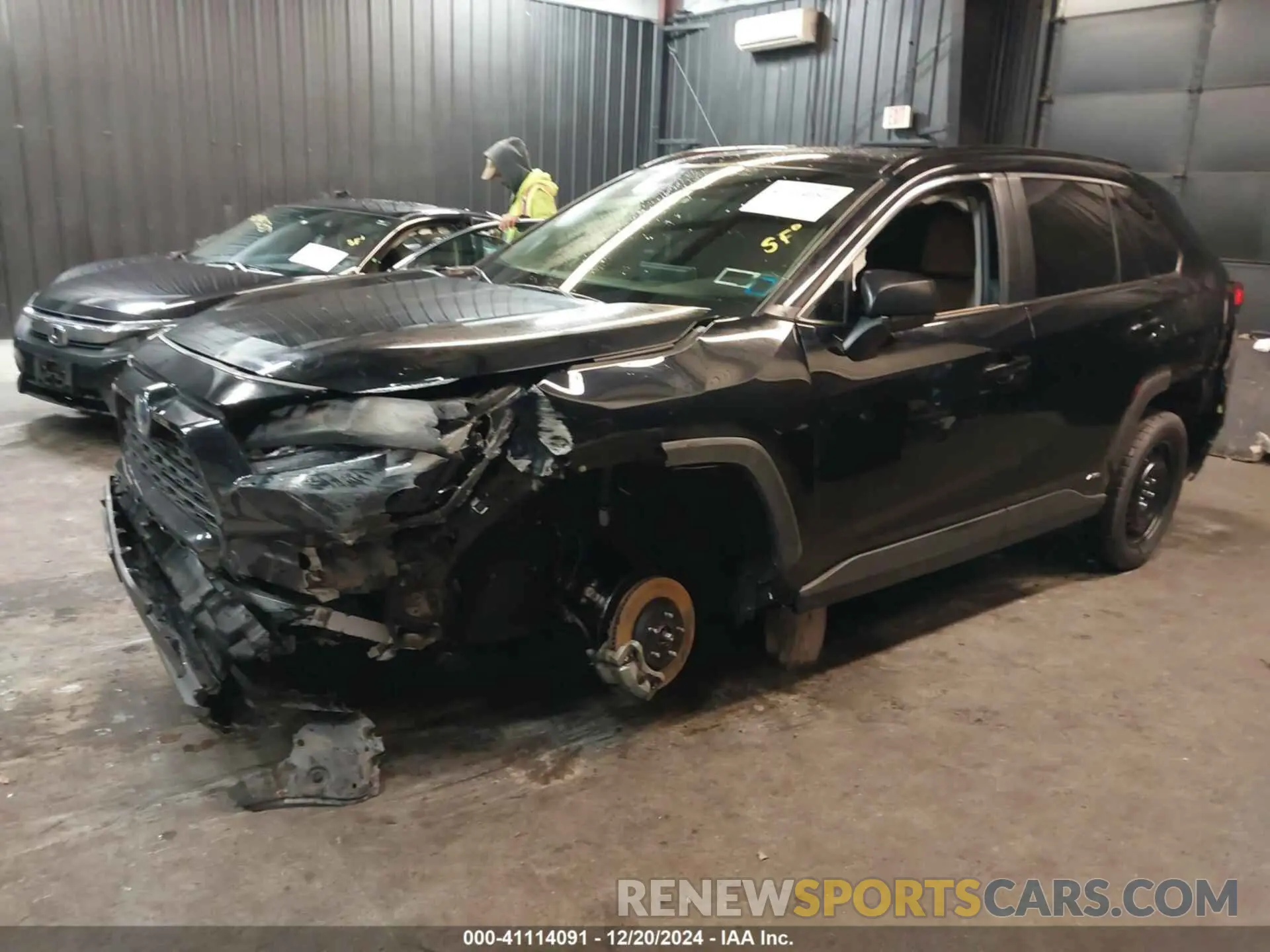 2 Photograph of a damaged car JTMLWRFVXPD571727 TOYOTA RAV4 HYBRID 2023