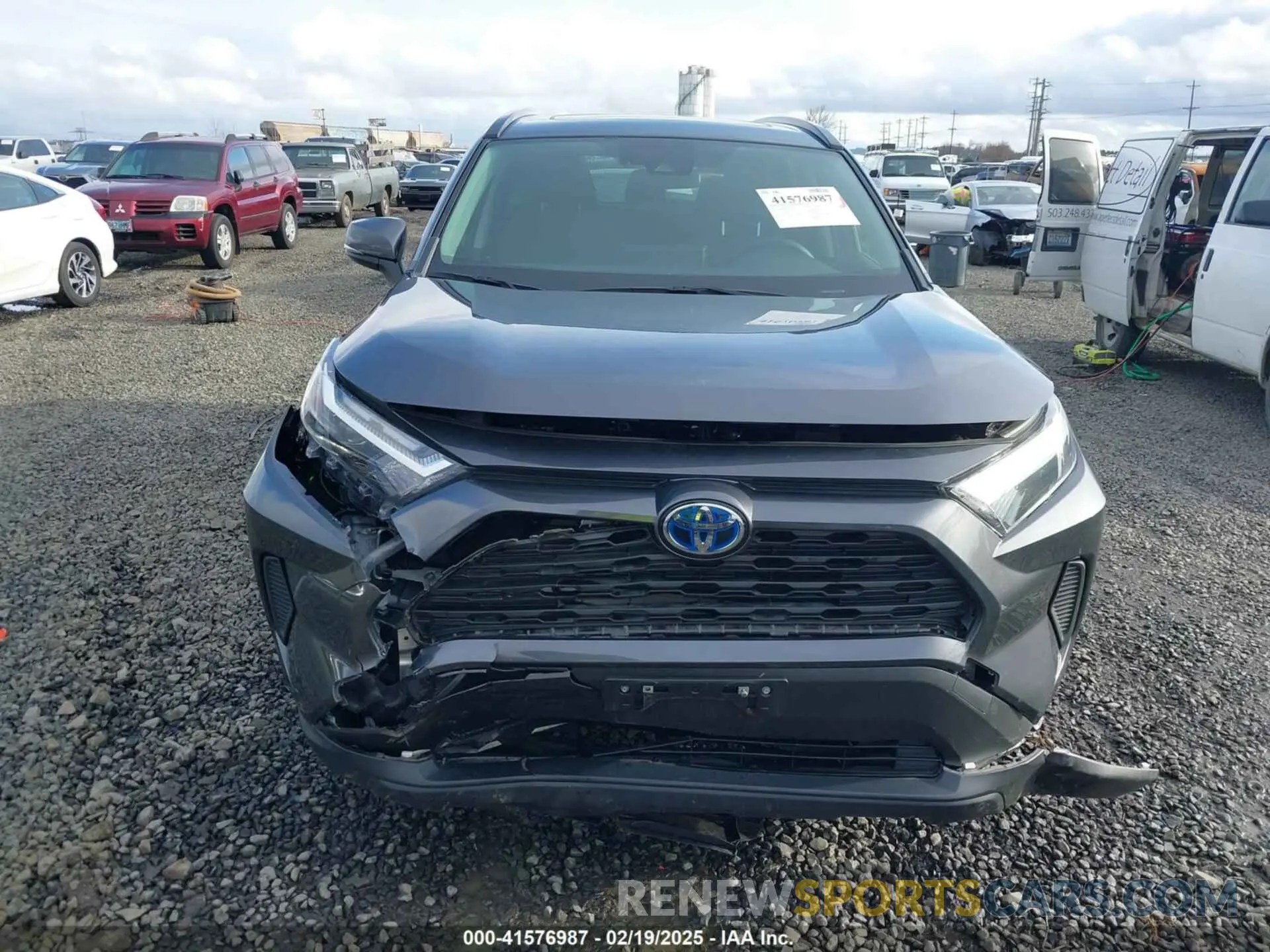 12 Фотография поврежденного автомобиля JTMRWRFV2PD201561 TOYOTA RAV4 HYBRID 2023