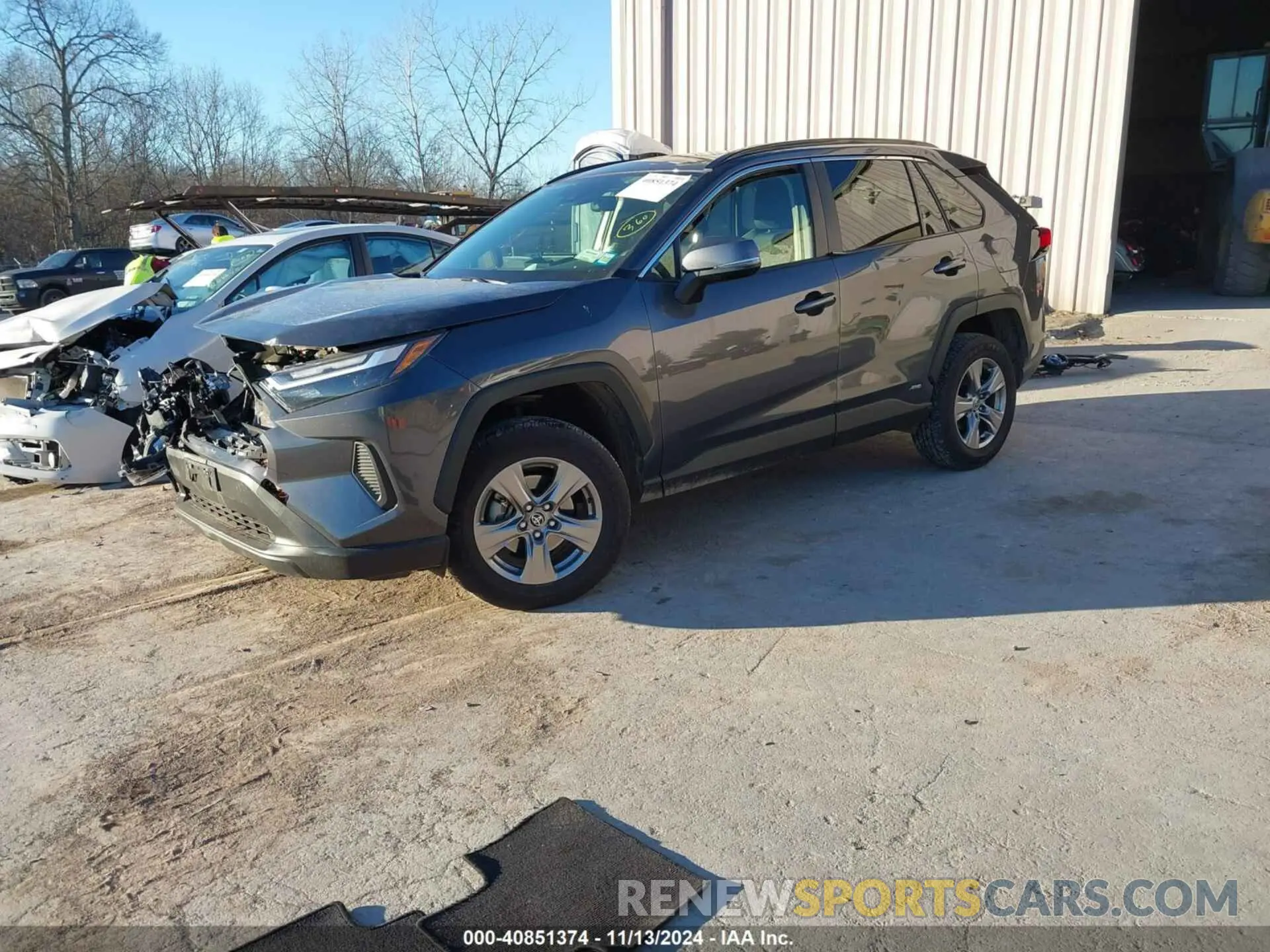 2 Photograph of a damaged car JTMRWRFV5PD177014 TOYOTA RAV4 HYBRID 2023