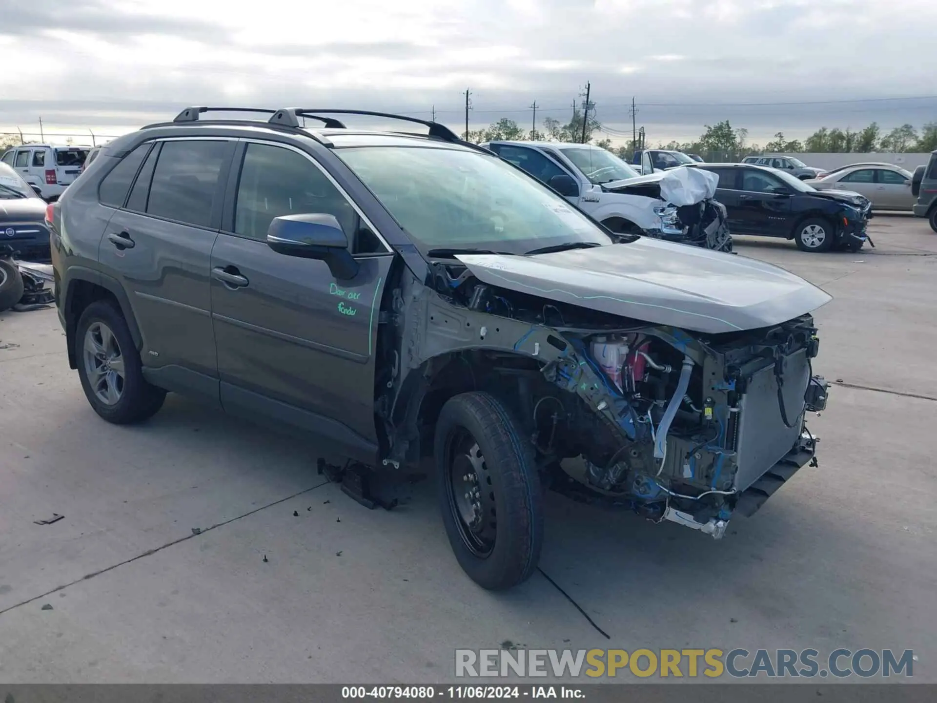 1 Photograph of a damaged car JTMRWRFV6PD170766 TOYOTA RAV4 HYBRID 2023