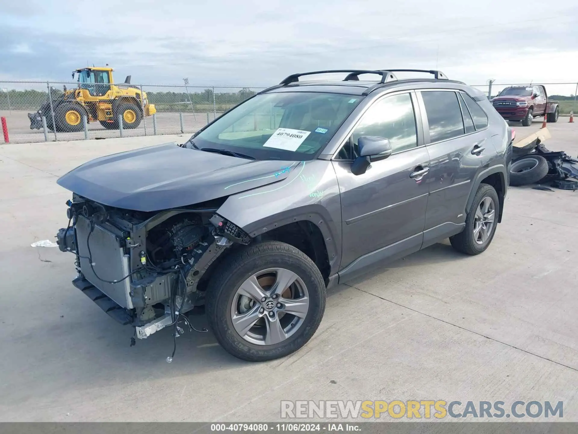 2 Photograph of a damaged car JTMRWRFV6PD170766 TOYOTA RAV4 HYBRID 2023