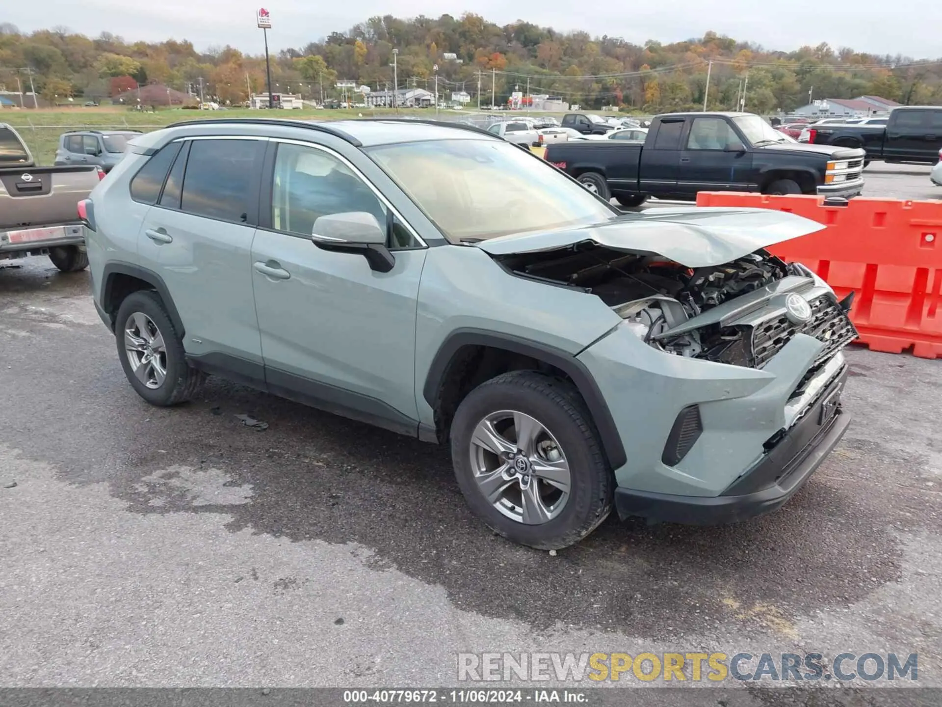 1 Photograph of a damaged car JTMRWRFV9PD196505 TOYOTA RAV4 HYBRID 2023