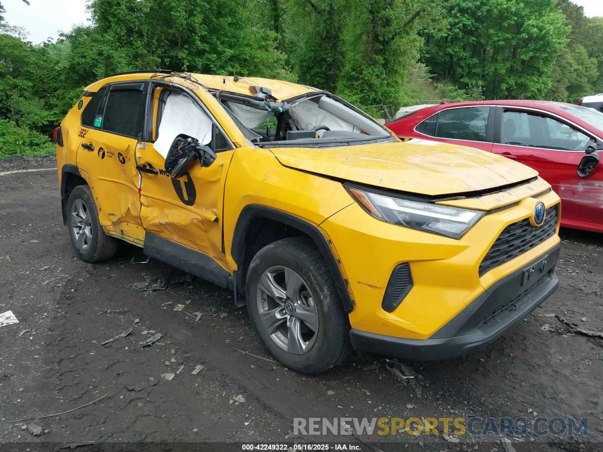 1 Photograph of a damaged car JTMRWRFVXPJ057386 TOYOTA RAV4 HYBRID 2023