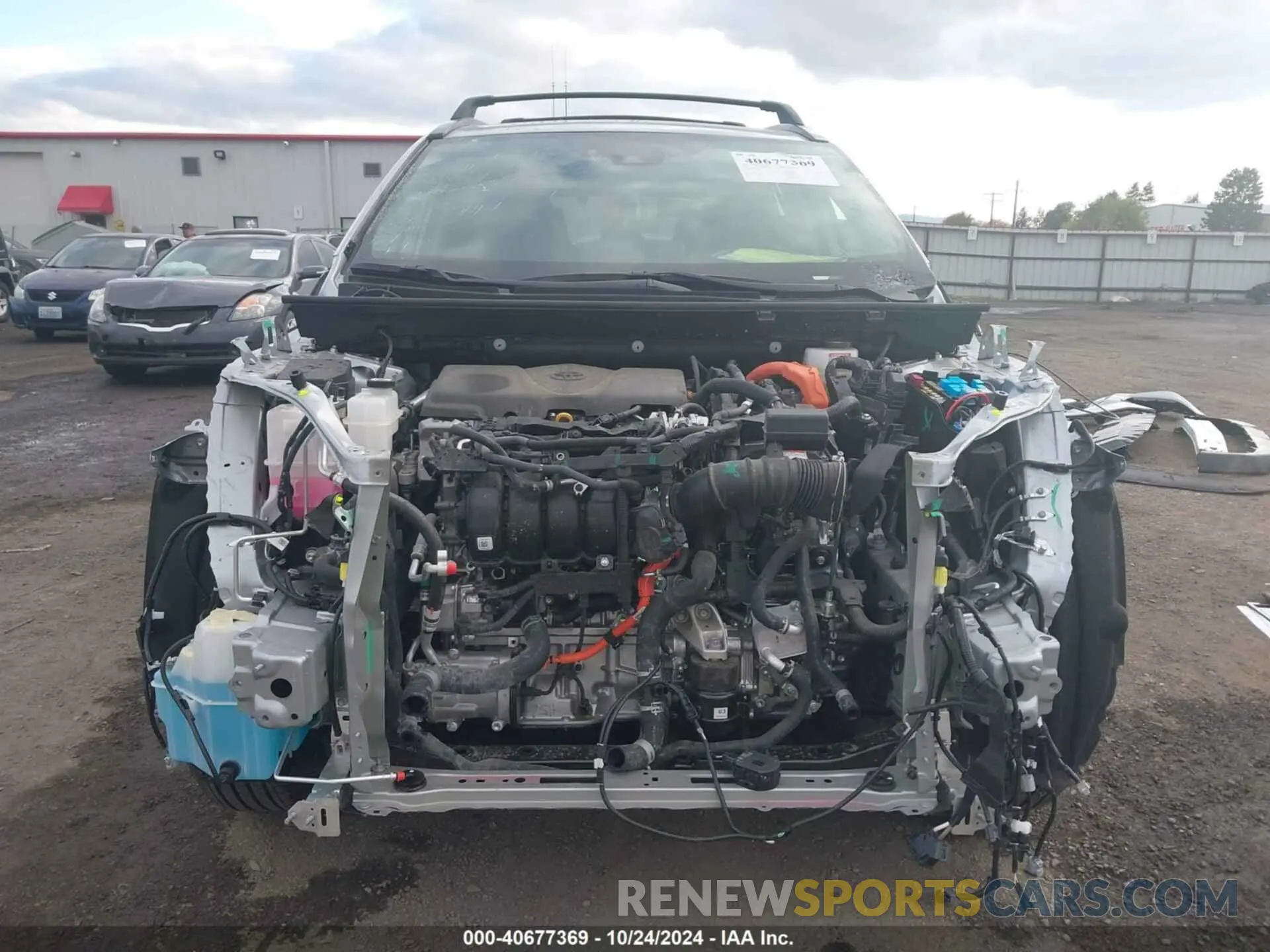 13 Фотография поврежденного автомобиля 2T3B6RFV3RW074116 TOYOTA RAV4 HYBRID 2024