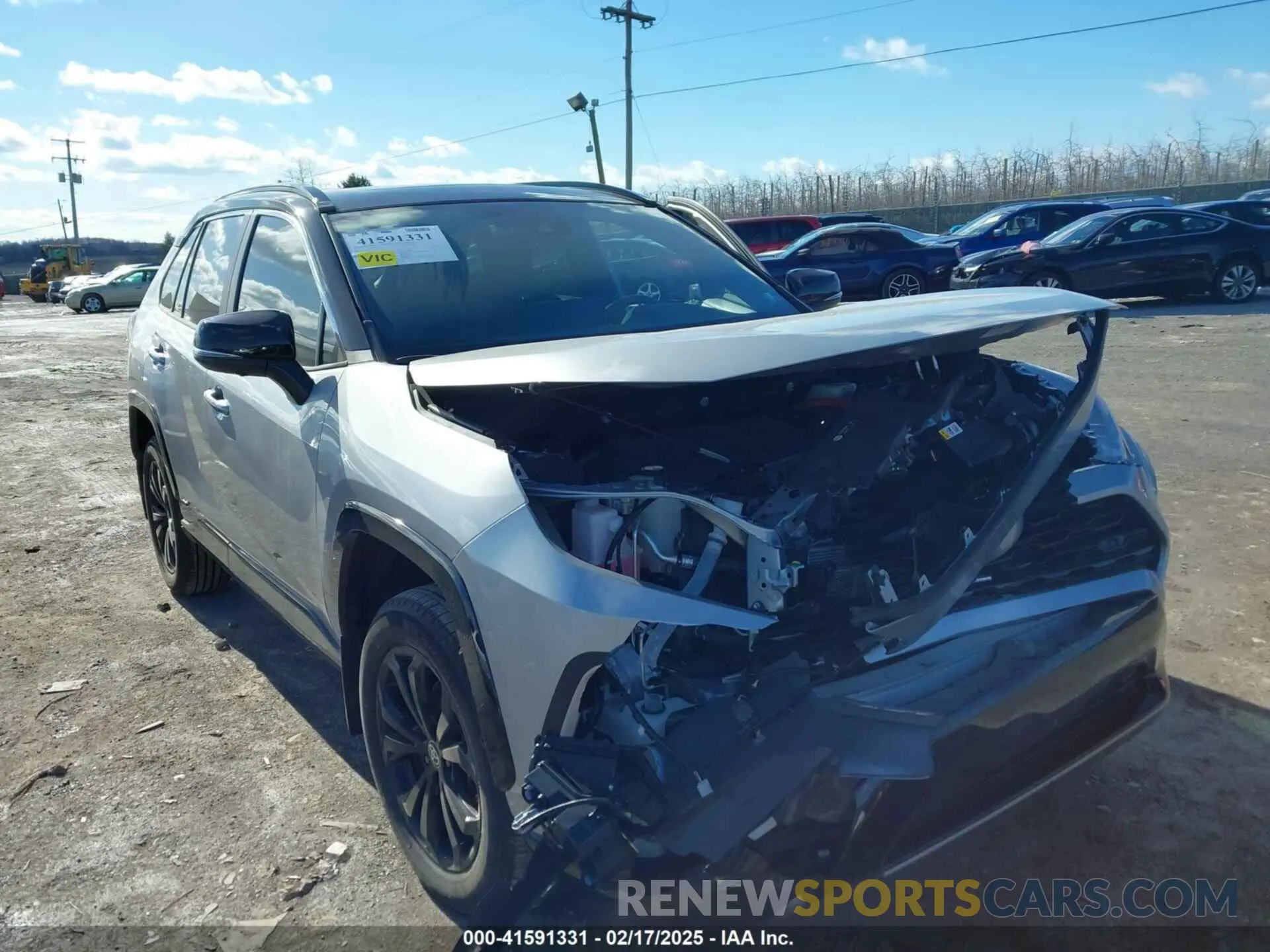 6 Фотография поврежденного автомобиля 2T3E6RFV0RW052121 TOYOTA RAV4 HYBRID 2024