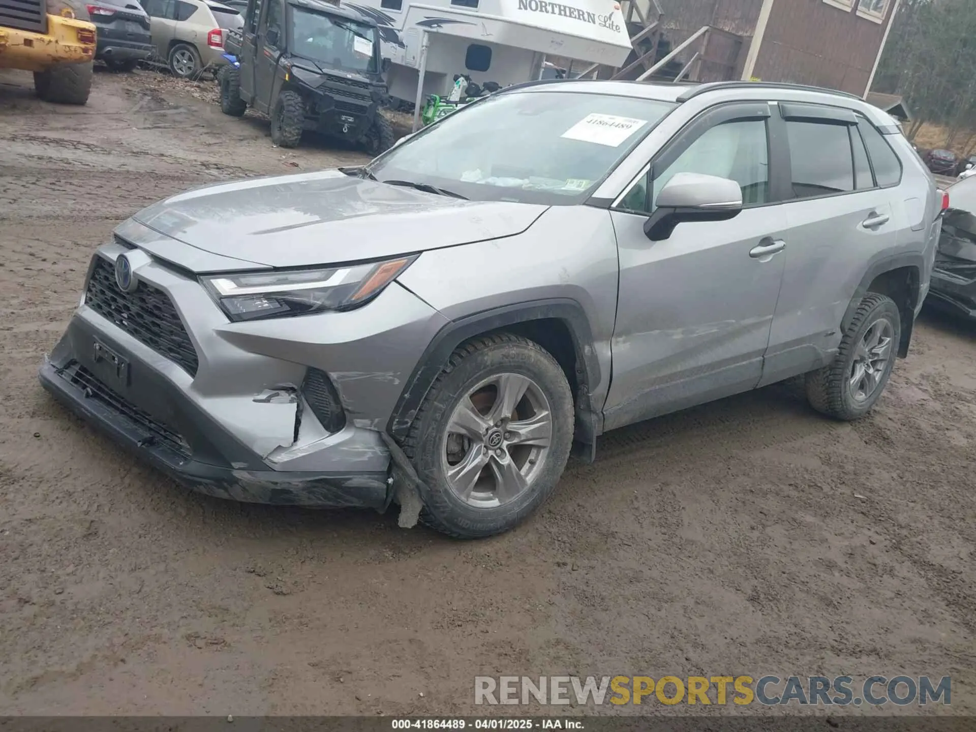 2 Photograph of a damaged car 2T3RWRFVXRW237875 TOYOTA RAV4 HYBRID 2024