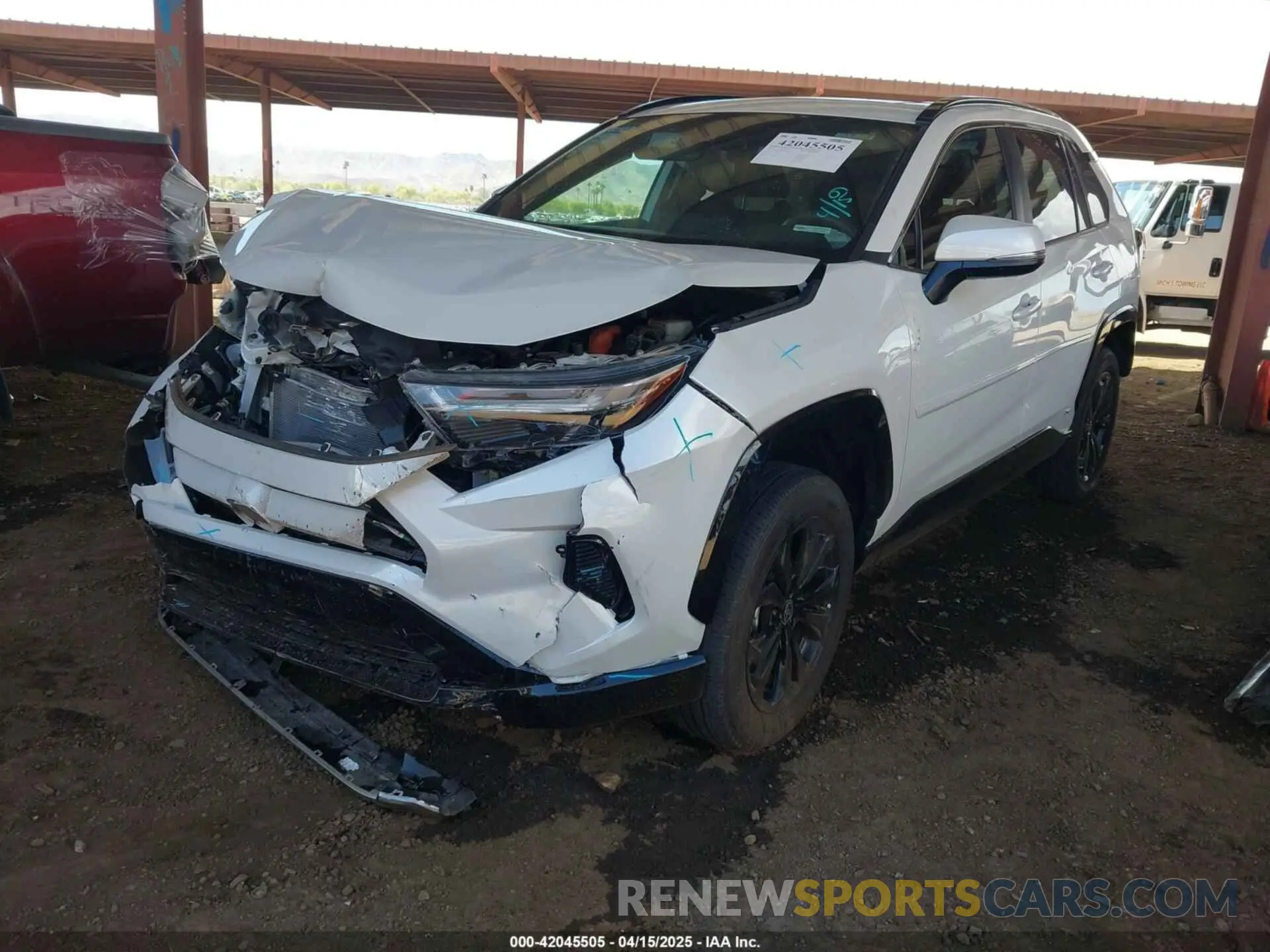 2 Фотография поврежденного автомобиля 2T3T6RFV6RW061168 TOYOTA RAV4 HYBRID 2024