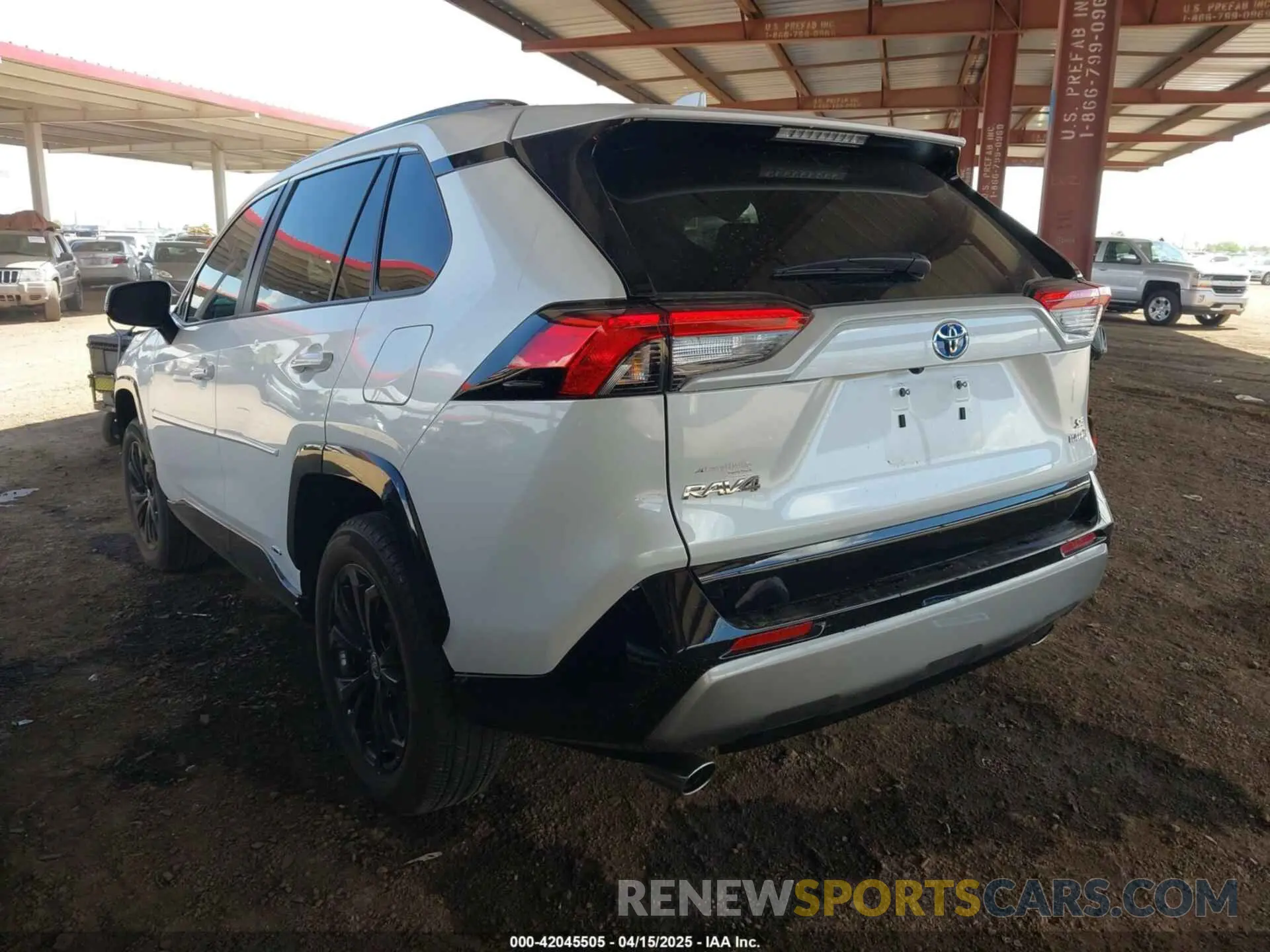 3 Фотография поврежденного автомобиля 2T3T6RFV6RW061168 TOYOTA RAV4 HYBRID 2024