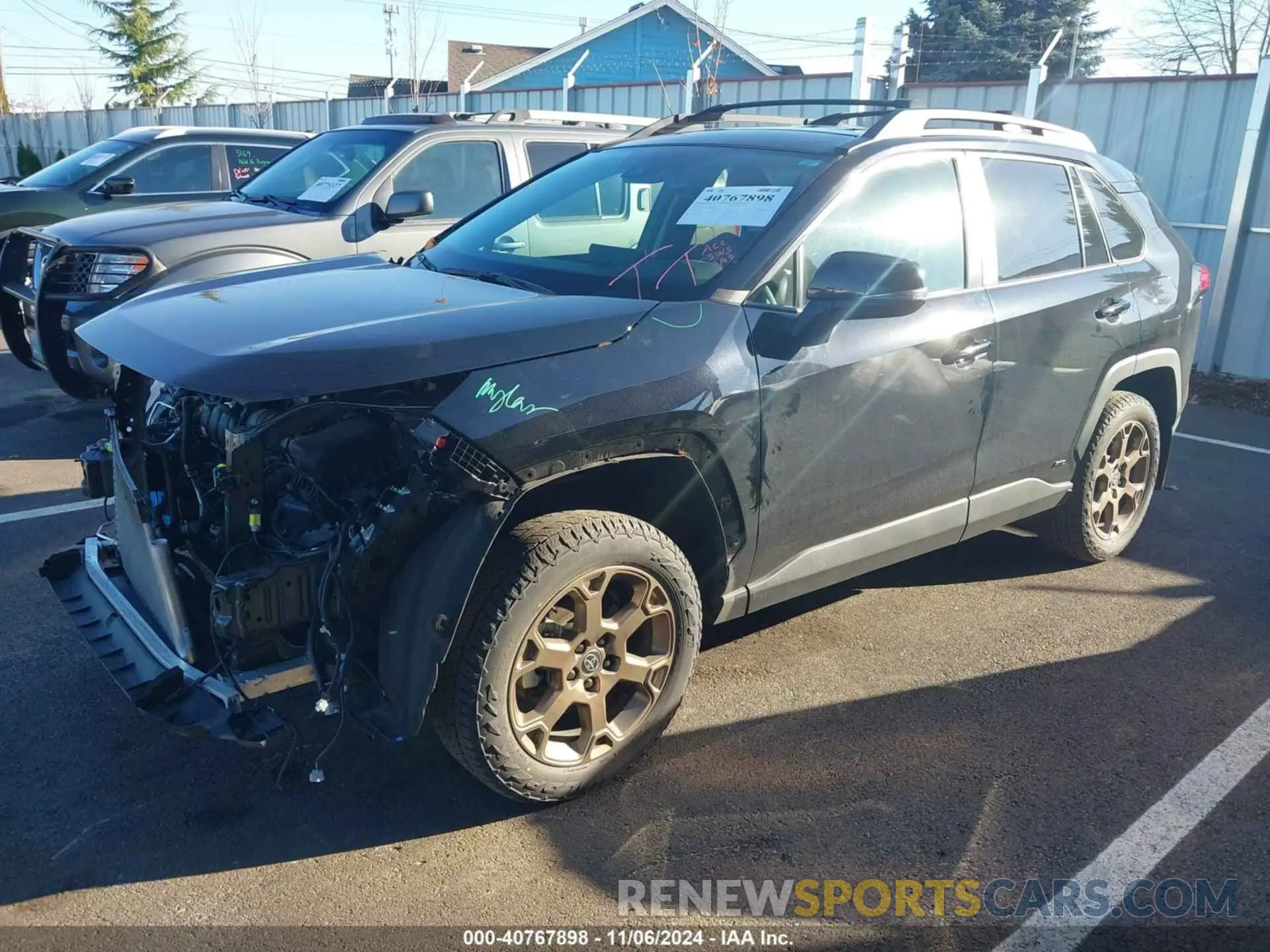 2 Photograph of a damaged car 2T3UWRFV8RW195748 TOYOTA RAV4 HYBRID 2024
