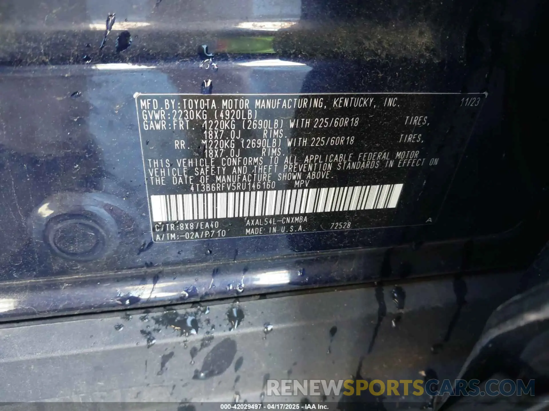 9 Фотография поврежденного автомобиля 4T3B6RFV5RU146160 TOYOTA RAV4 HYBRID 2024