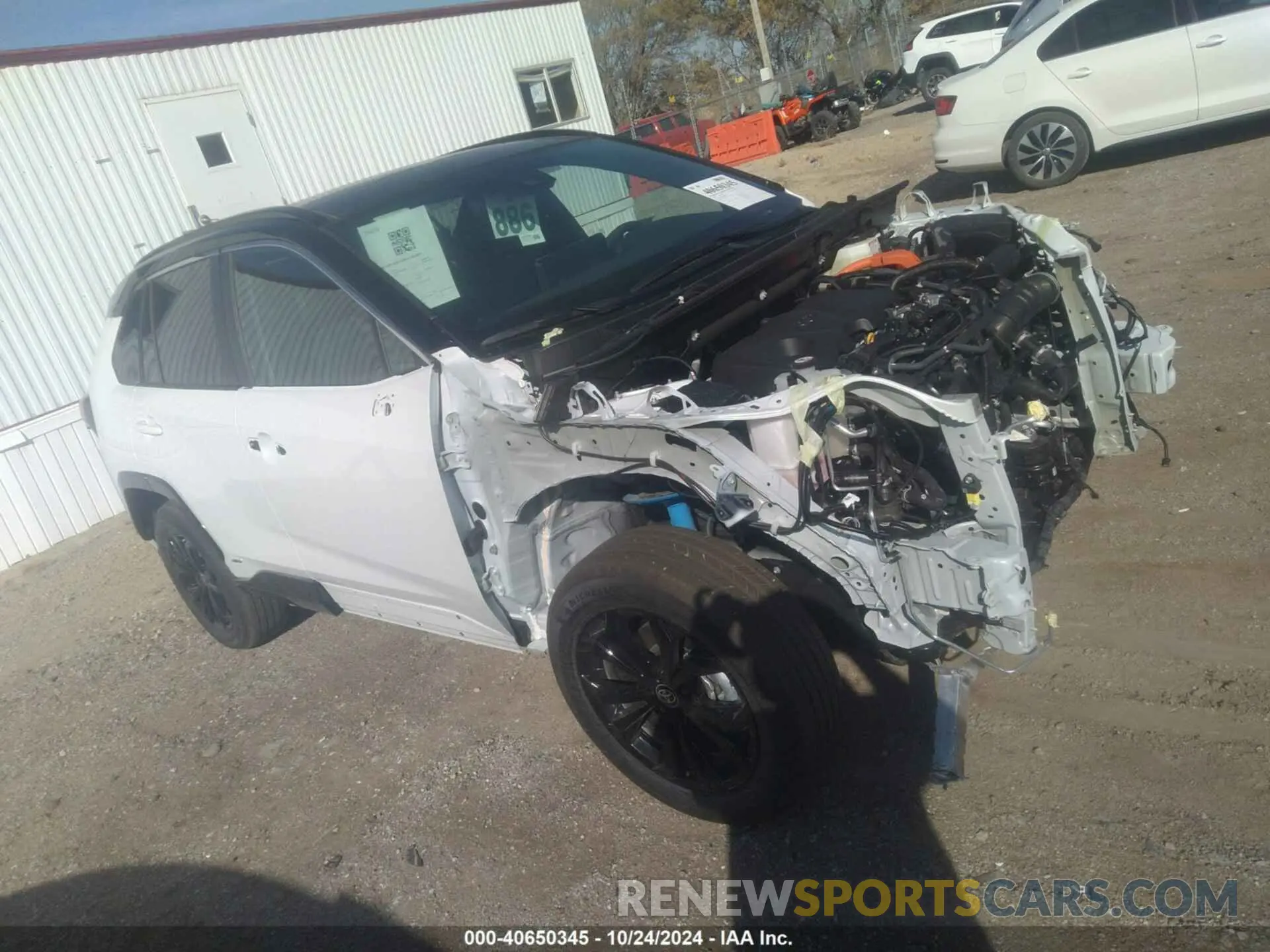 1 Photograph of a damaged car 4T3E6RFV0RU167463 TOYOTA RAV4 HYBRID 2024