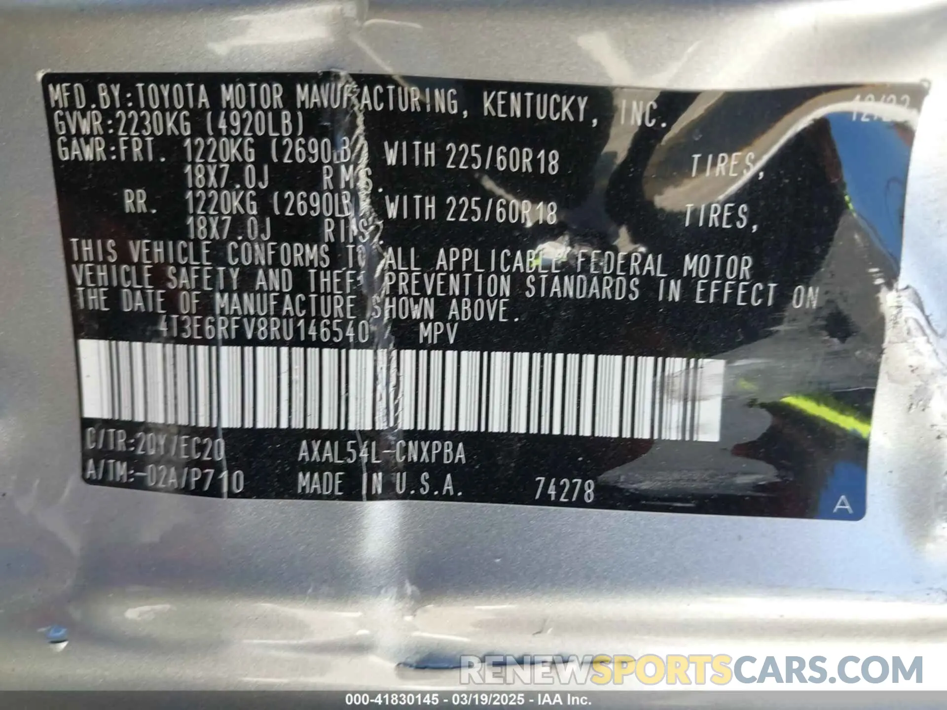 9 Фотография поврежденного автомобиля 4T3E6RFV8RU146540 TOYOTA RAV4 HYBRID 2024