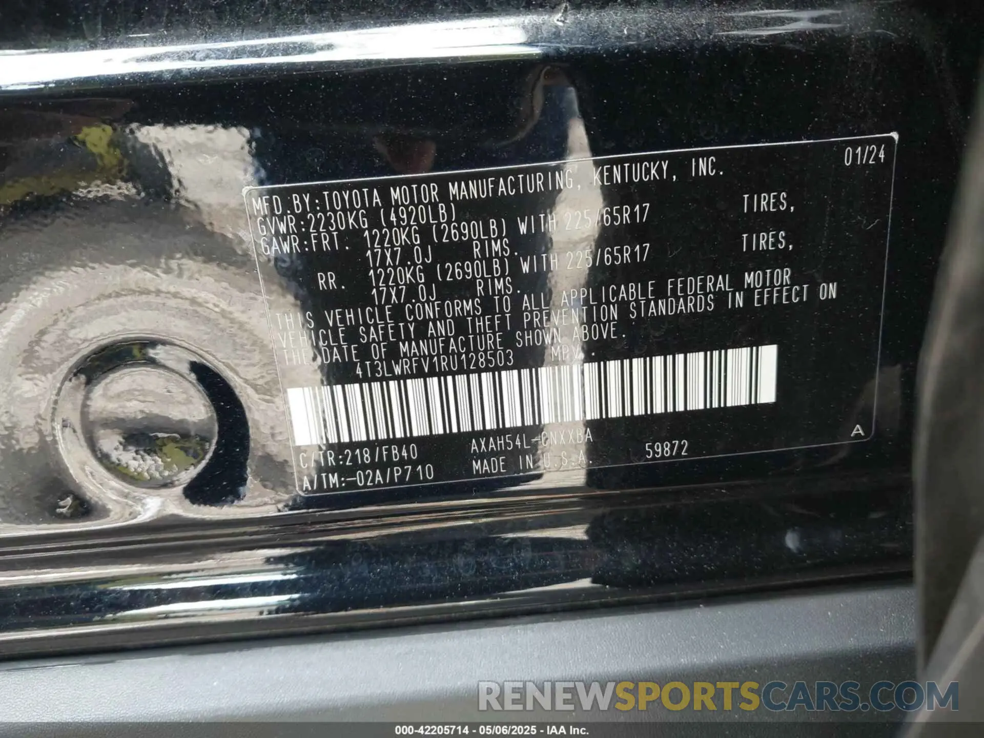 9 Фотография поврежденного автомобиля 4T3LWRFV1RU128503 TOYOTA RAV4 HYBRID 2024