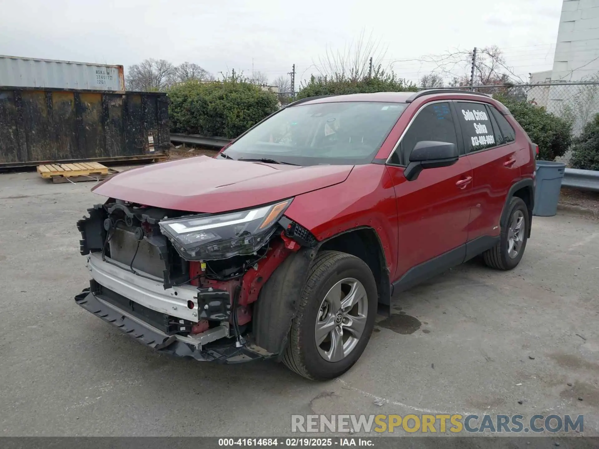 2 Photograph of a damaged car 4T3LWRFV7RU136279 TOYOTA RAV4 HYBRID 2024