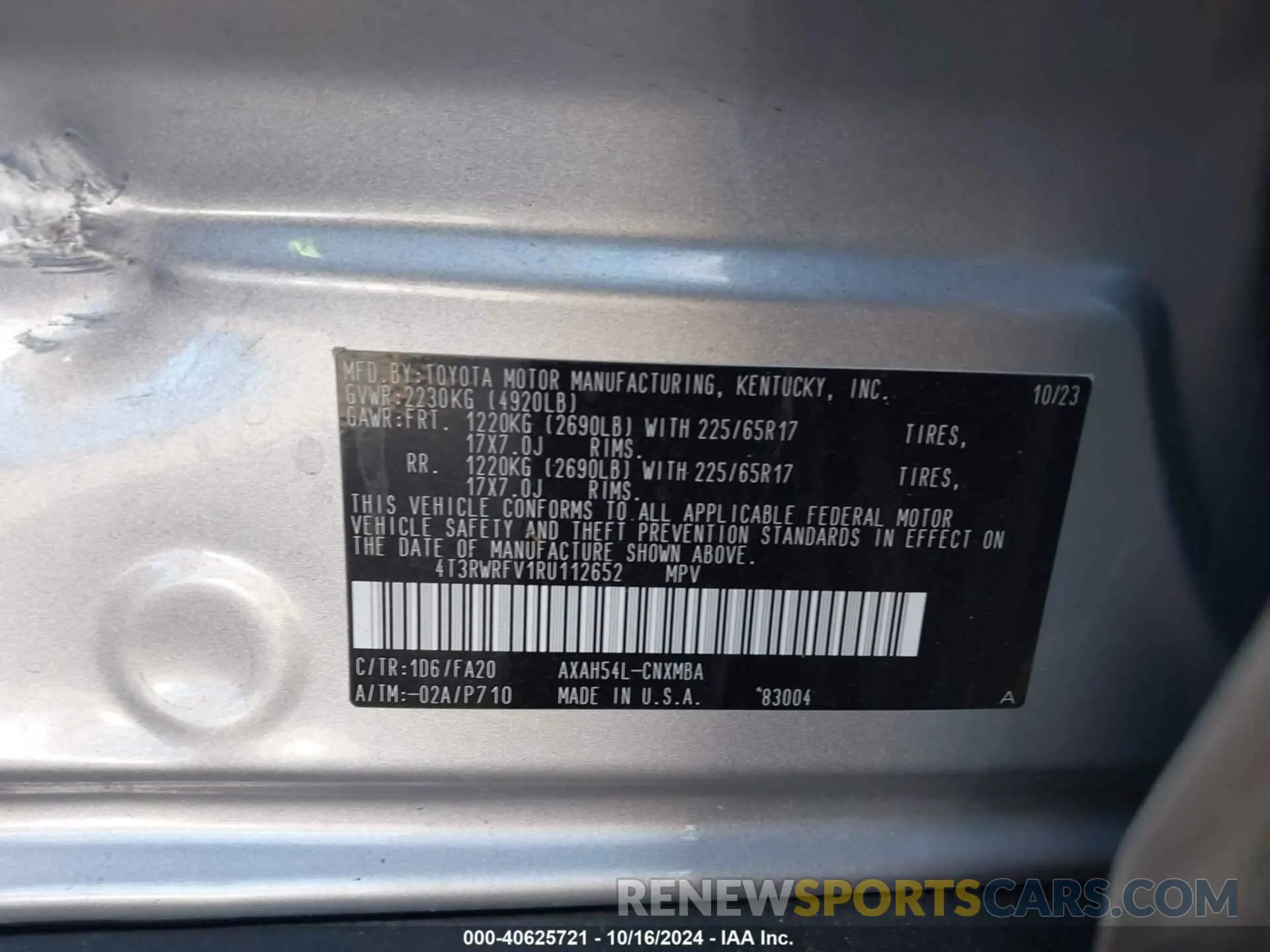 9 Фотография поврежденного автомобиля 4T3RWRFV1RU112652 TOYOTA RAV4 HYBRID 2024