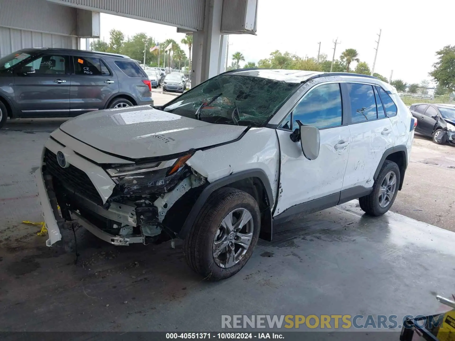 2 Photograph of a damaged car 4T3RWRFV6RU135974 TOYOTA RAV4 HYBRID 2024