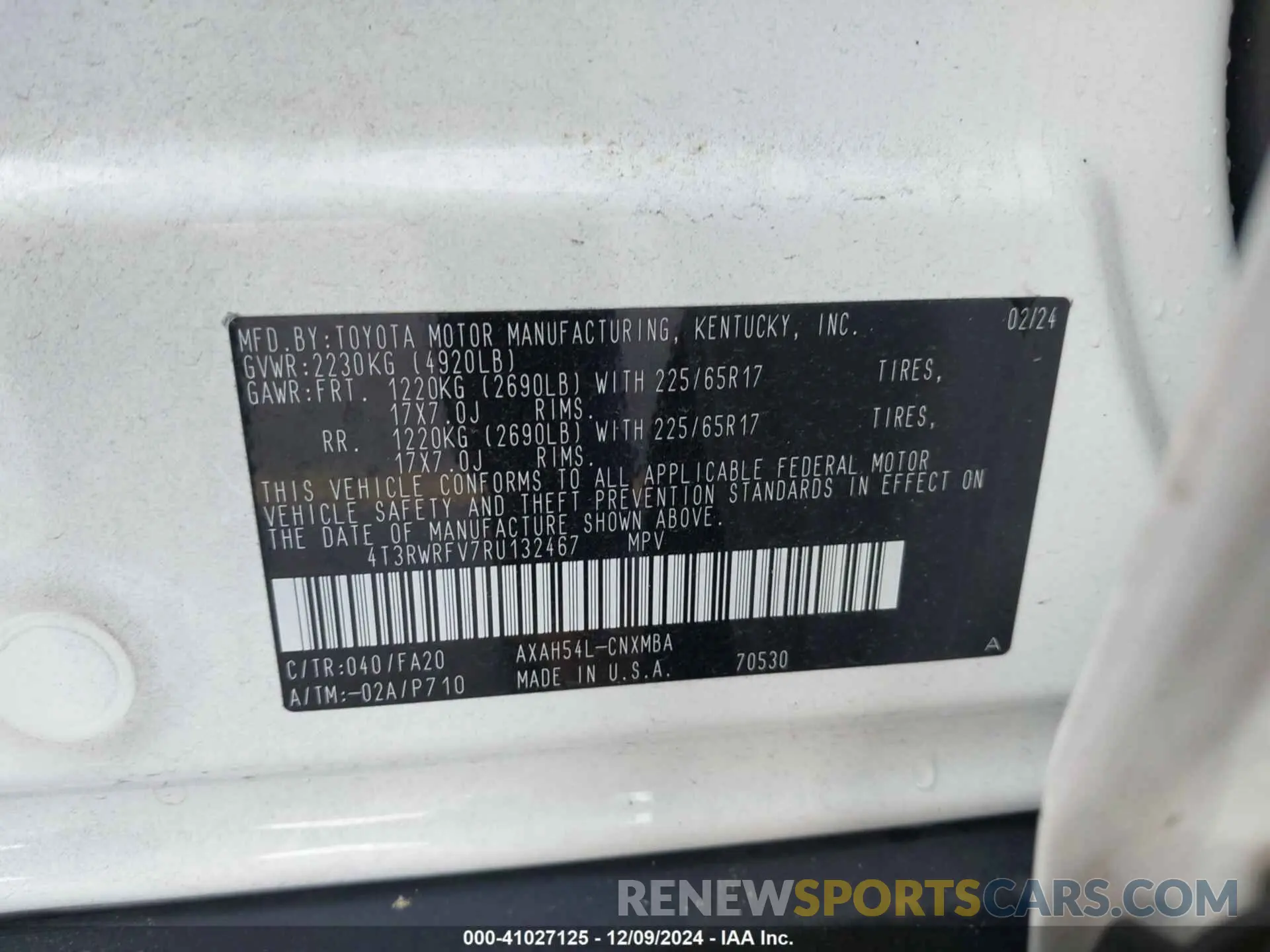 9 Фотография поврежденного автомобиля 4T3RWRFV7RU132467 TOYOTA RAV4 HYBRID 2024