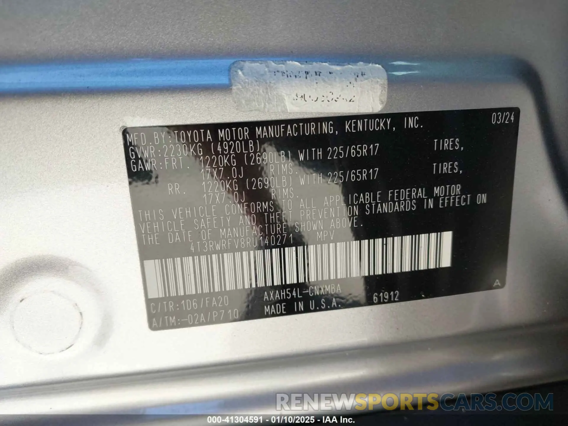 9 Фотография поврежденного автомобиля 4T3RWRFV8RU140271 TOYOTA RAV4 HYBRID 2024