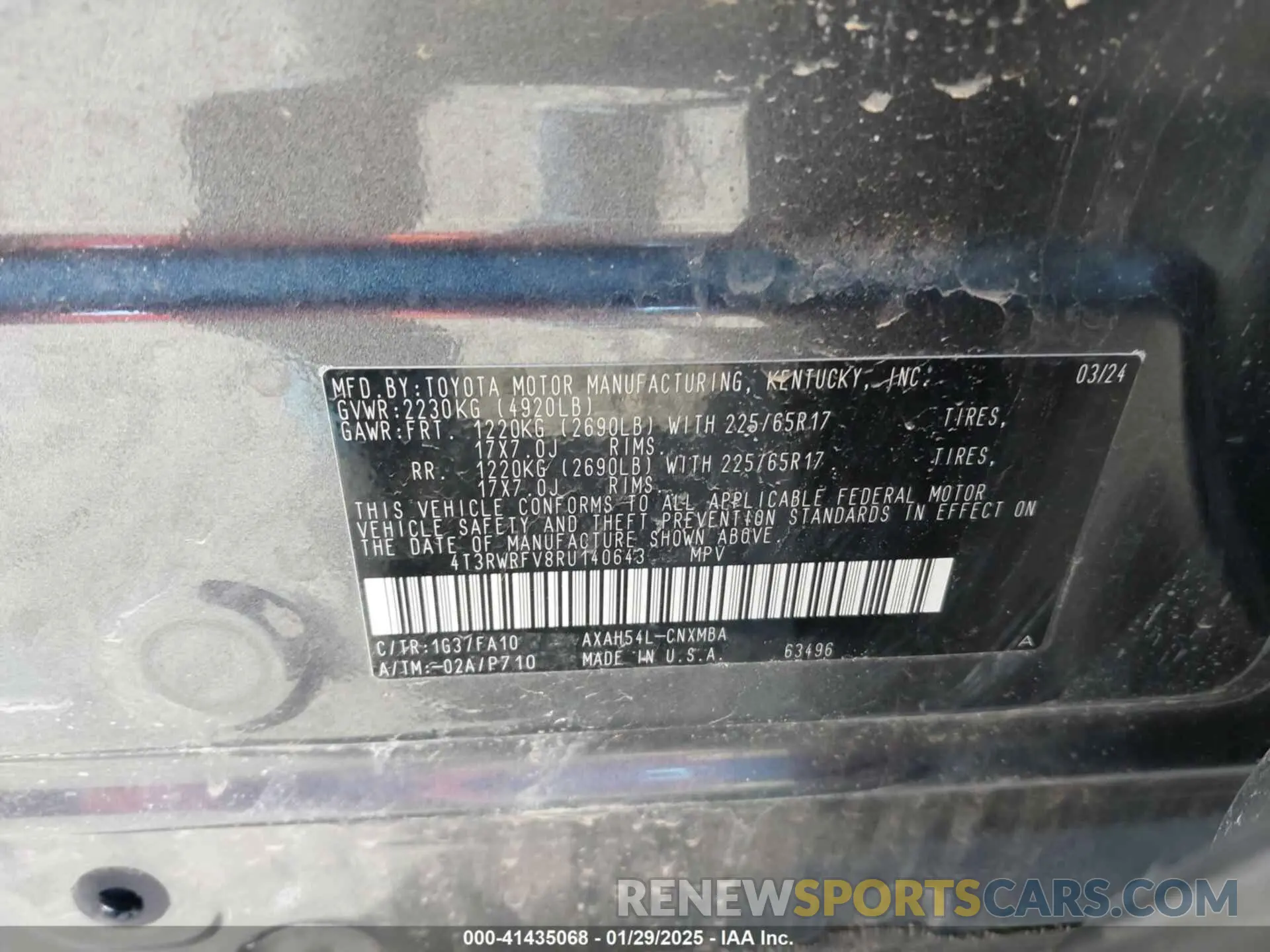 9 Photograph of a damaged car 4T3RWRFV8RU140643 TOYOTA RAV4 HYBRID 2024