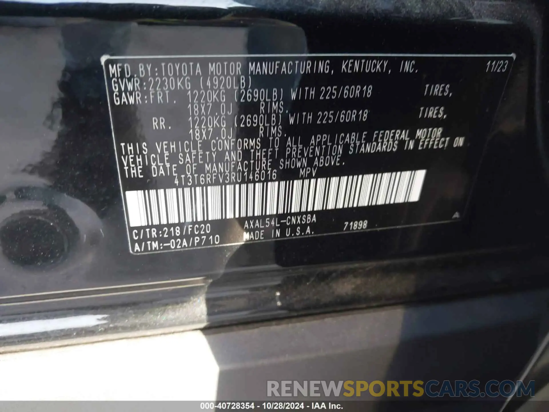 9 Фотография поврежденного автомобиля 4T3T6RFV3RU146016 TOYOTA RAV4 HYBRID 2024