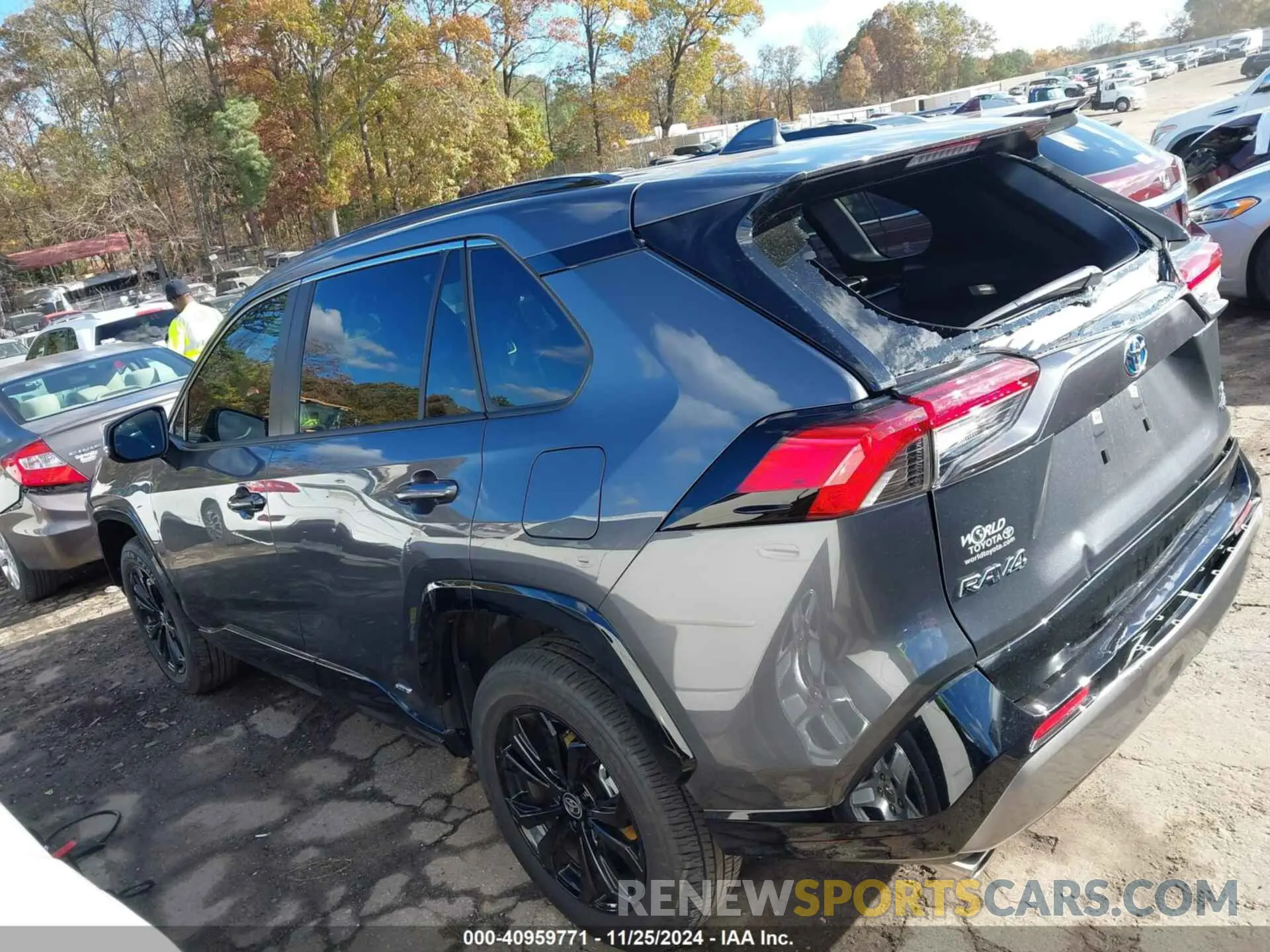 14 Photograph of a damaged car JTM16RFV9RD138555 TOYOTA RAV4 HYBRID 2024