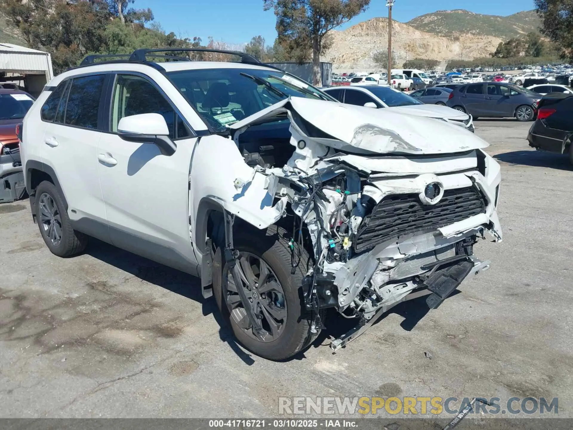 1 Photograph of a damaged car JTMB6RFV3RJ059534 TOYOTA RAV4 HYBRID 2024