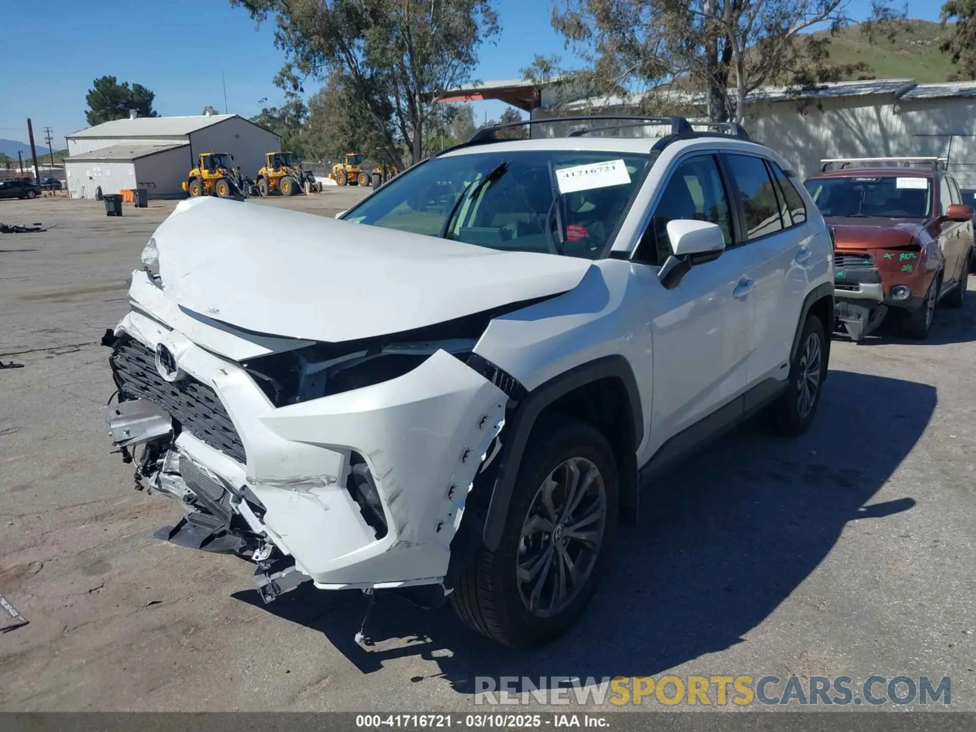 2 Photograph of a damaged car JTMB6RFV3RJ059534 TOYOTA RAV4 HYBRID 2024