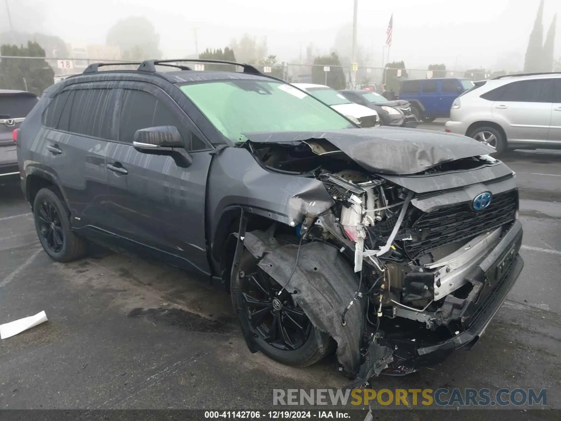 1 Photograph of a damaged car JTME6RFV9RD551268 TOYOTA RAV4 HYBRID 2024