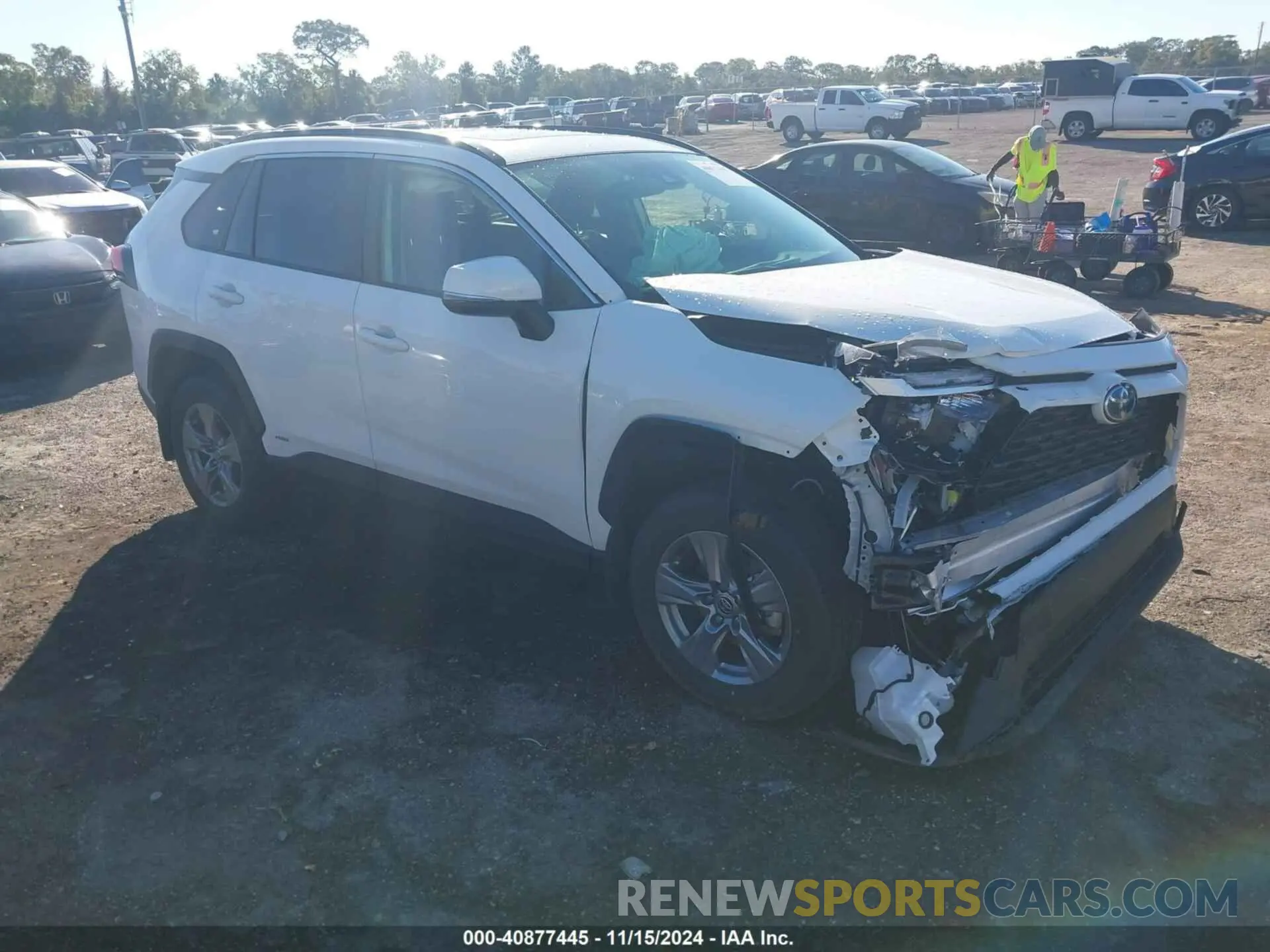 1 Photograph of a damaged car JTMRWRFVXRD242815 TOYOTA RAV4 HYBRID 2024