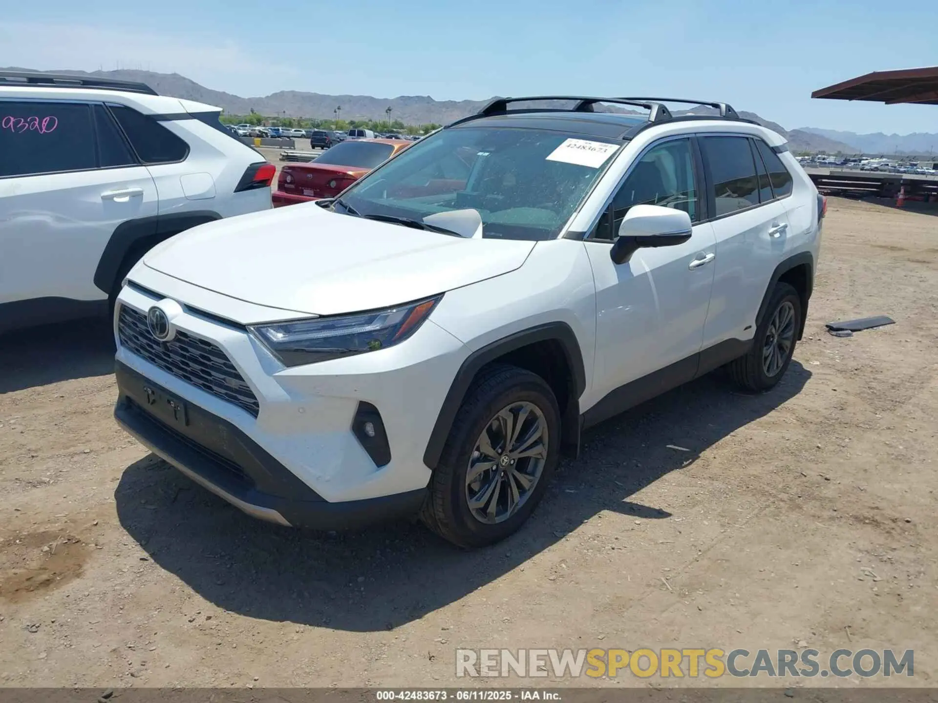 2 Photograph of a damaged car 4T3D6RFV6SU177139 TOYOTA RAV4 HYBRID 2025