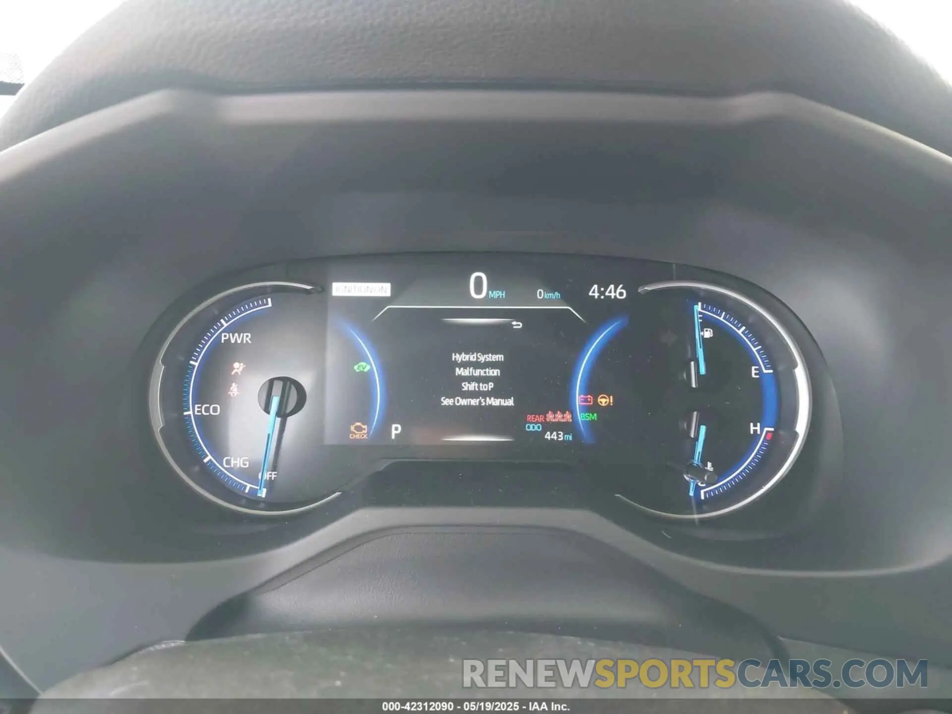 7 Photograph of a damaged car JTM16RFV5SJ076434 TOYOTA RAV4 HYBRID 2025