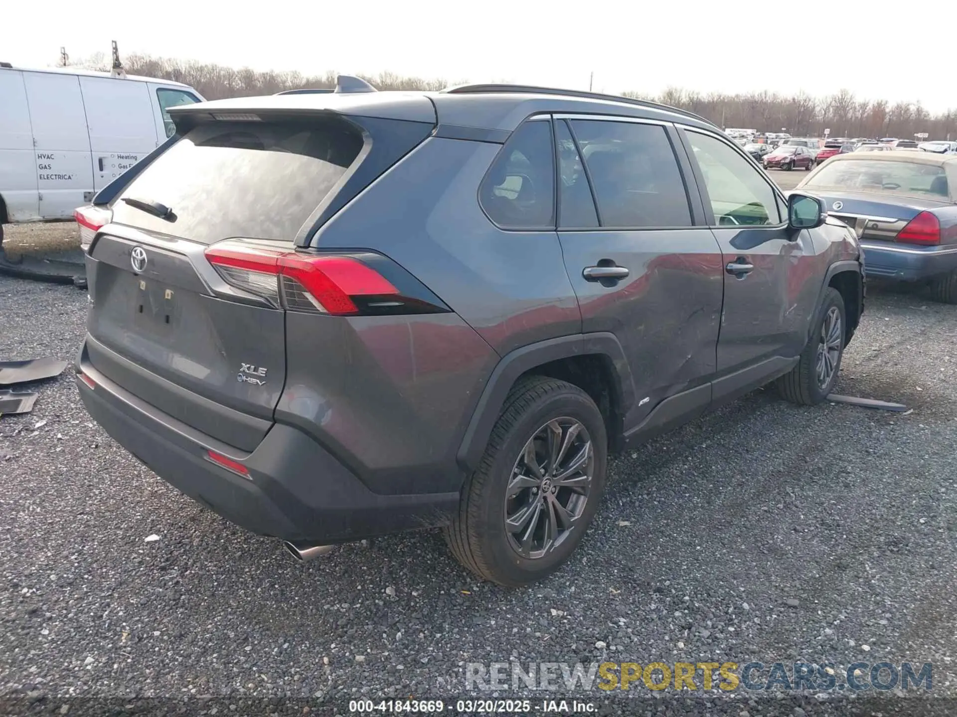 4 Photograph of a damaged car JTMB6RFV5SD154617 TOYOTA RAV4 HYBRID 2025