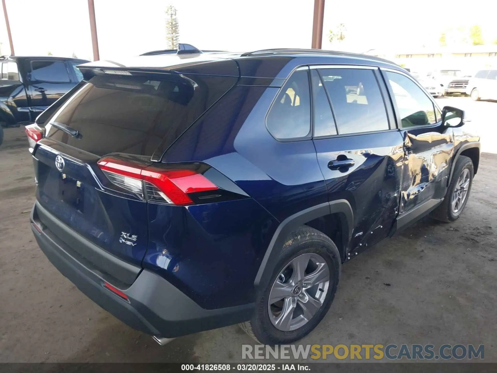 4 Photograph of a damaged car JTMRWRFV2SD288144 TOYOTA RAV4 HYBRID 2025