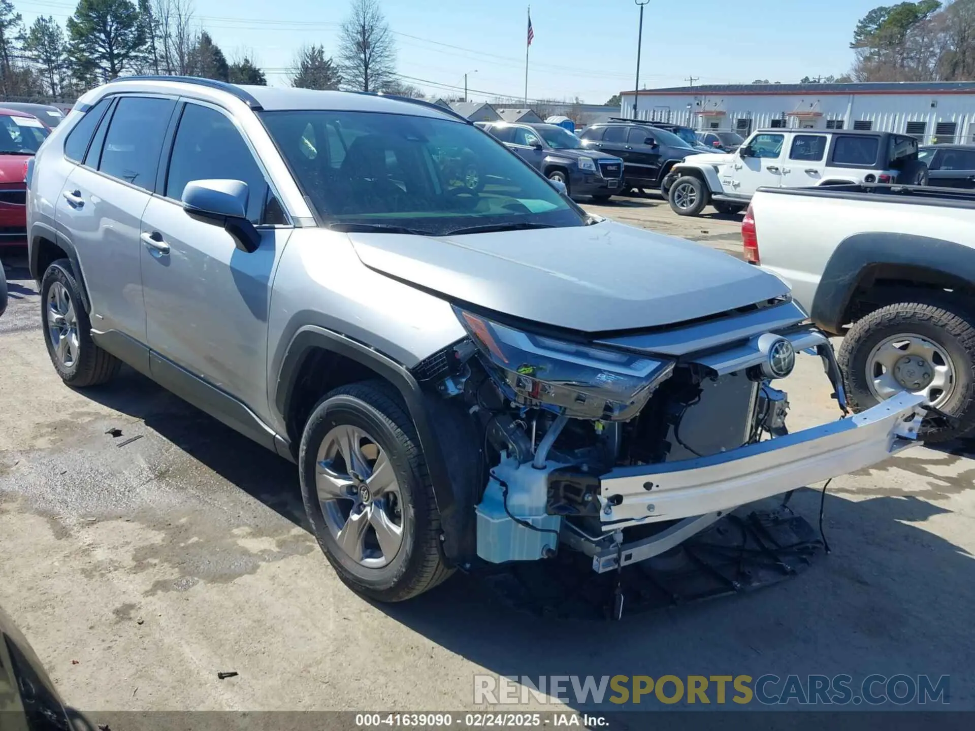 1 Photograph of a damaged car JTMRWRFV6SJ064683 TOYOTA RAV4 HYBRID 2025