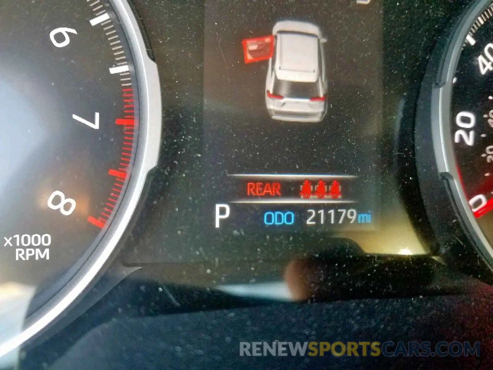 8 Фотография поврежденного автомобиля 2T3H1RFV2KW001141 TOYOTA RAV4 LE 2019