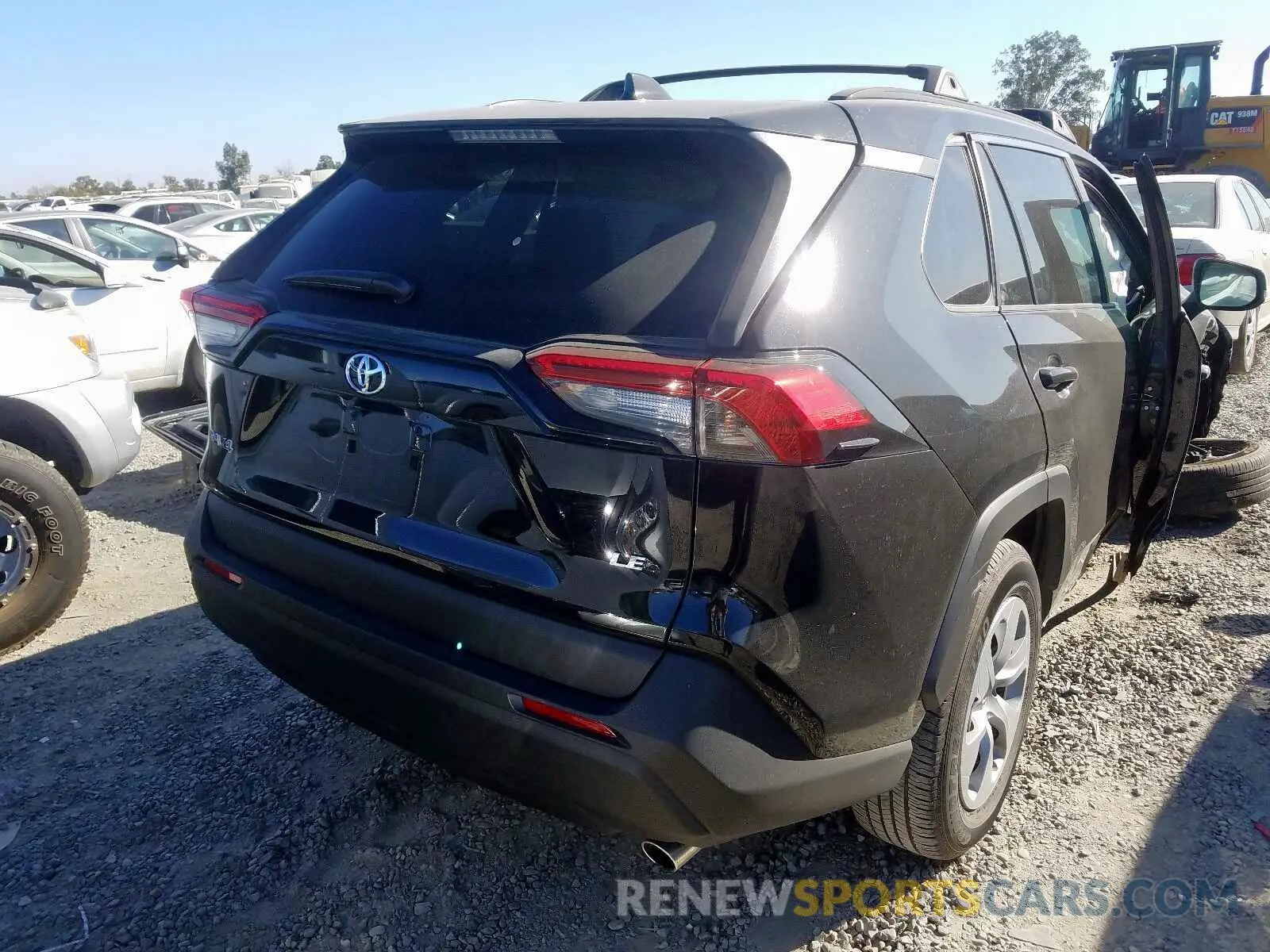 4 Photograph of a damaged car 2T3K1RFV9KC010135 TOYOTA RAV4 LE 2019