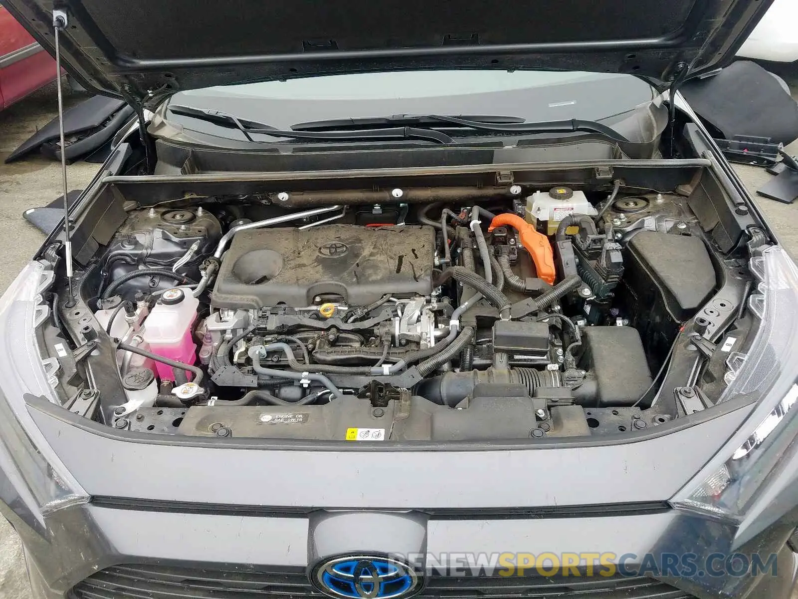 7 Фотография поврежденного автомобиля 2T3LWRFV2KW007601 TOYOTA RAV4 LE 2019