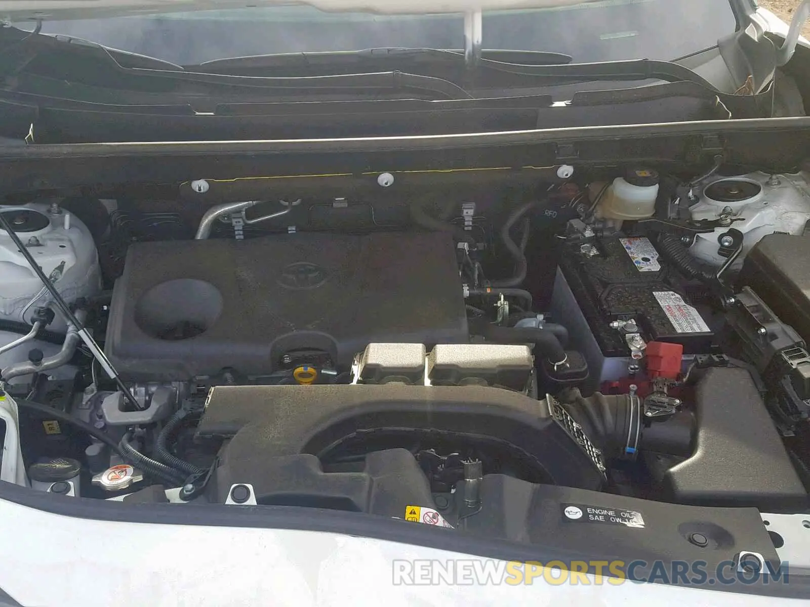 7 Photograph of a damaged car JTMF1RFV5KJ005786 TOYOTA RAV4 LE 2019