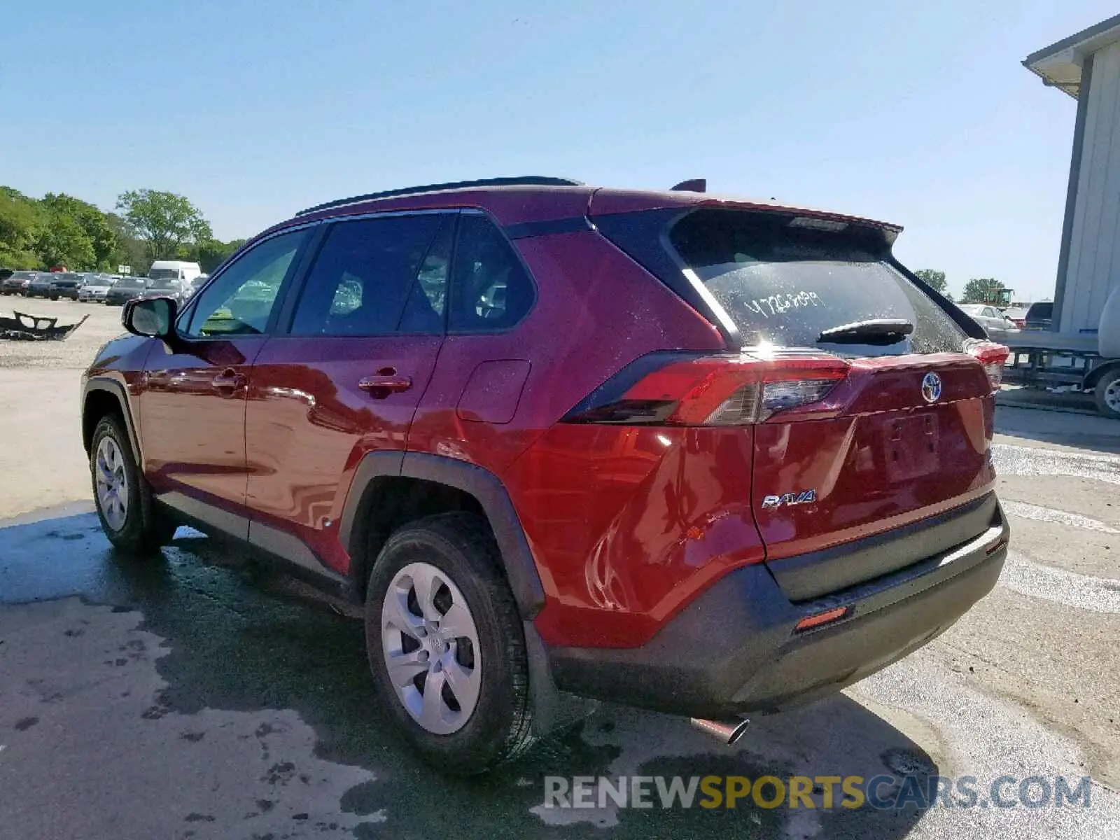 3 Photograph of a damaged car JTMG1RFV0KJ002105 TOYOTA RAV4 LE 2019