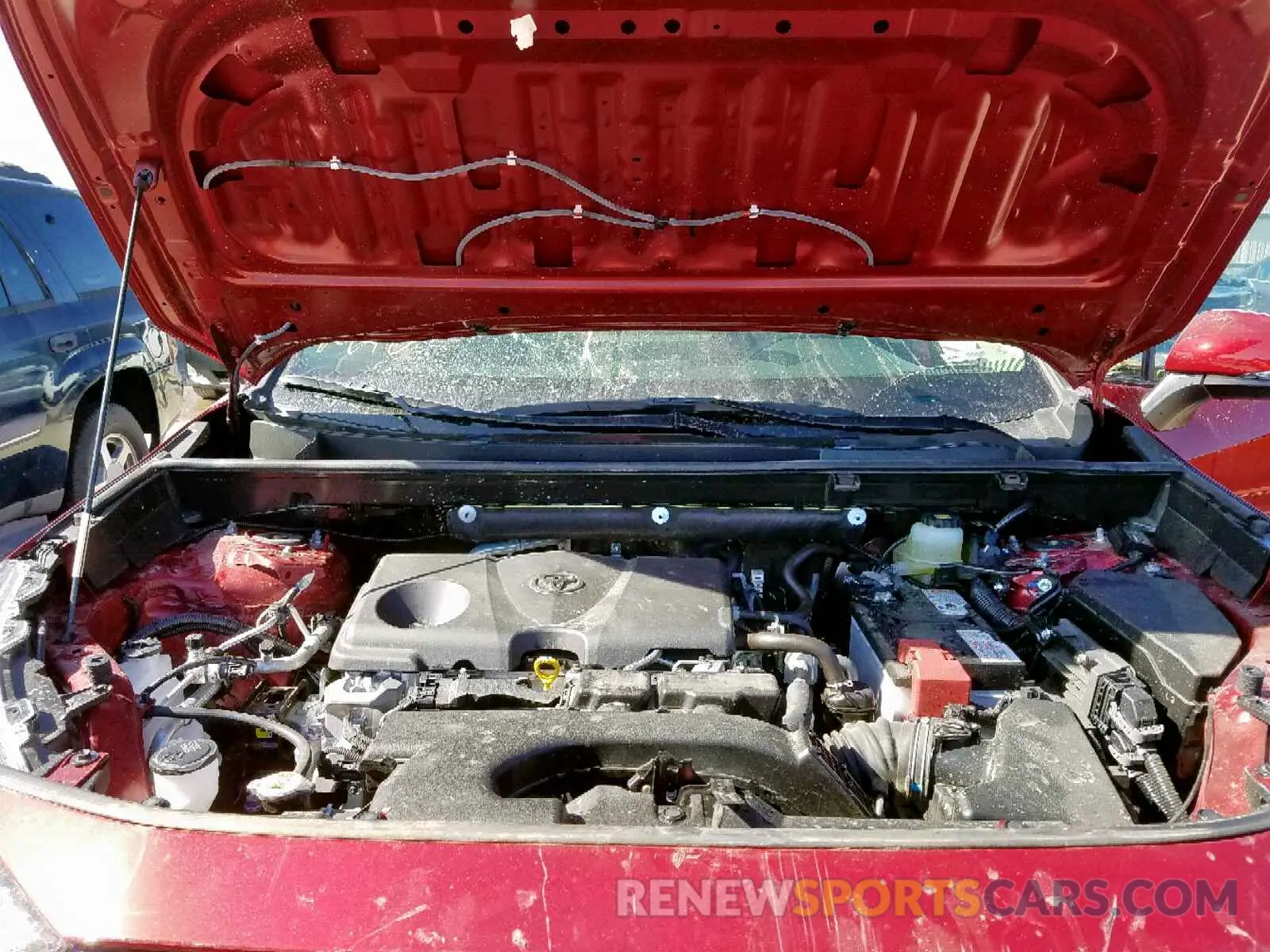 7 Photograph of a damaged car JTMG1RFV0KJ002105 TOYOTA RAV4 LE 2019