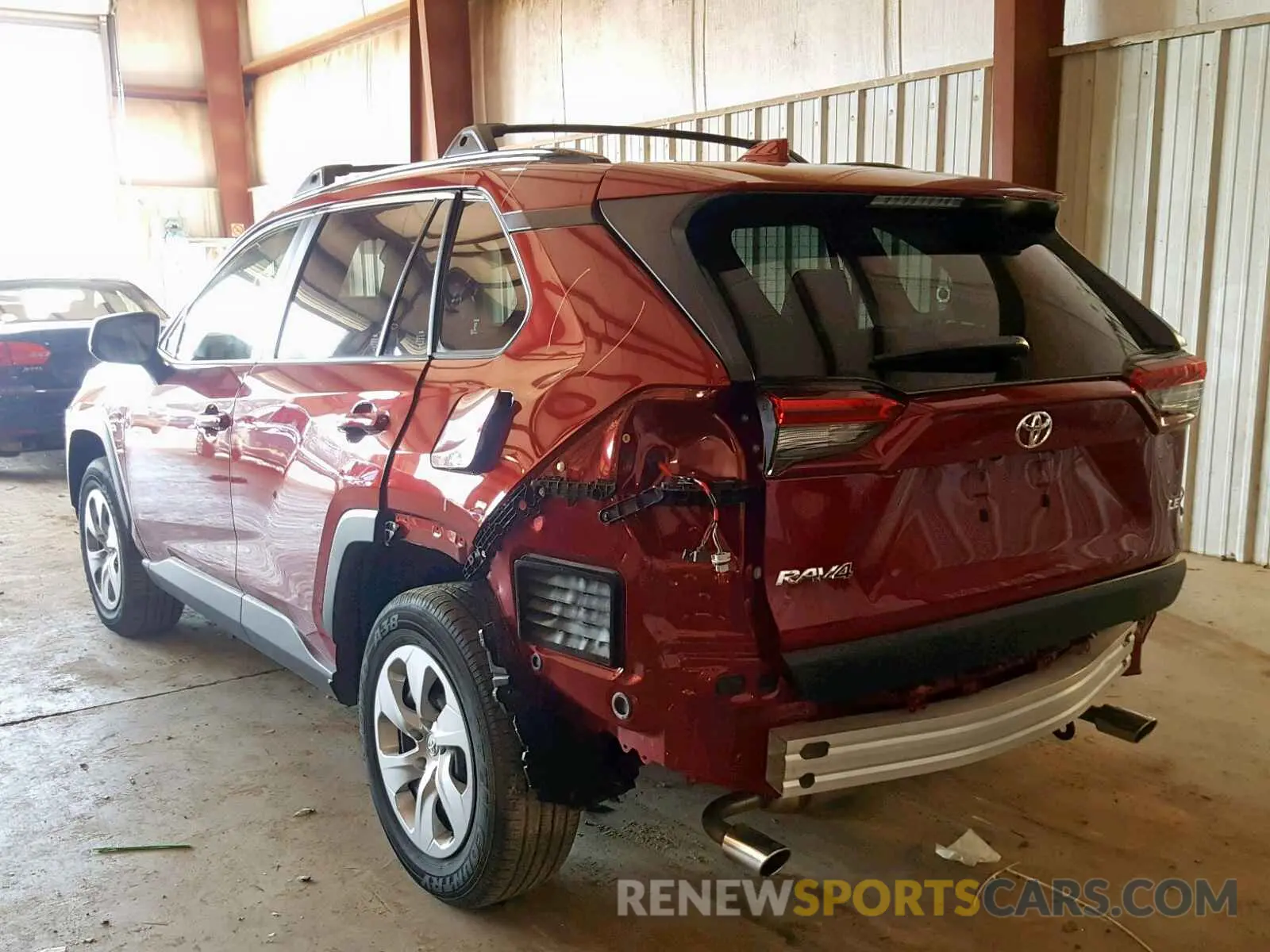 3 Фотография поврежденного автомобиля JTMH1RFV2KD018115 TOYOTA RAV4 LE 2019