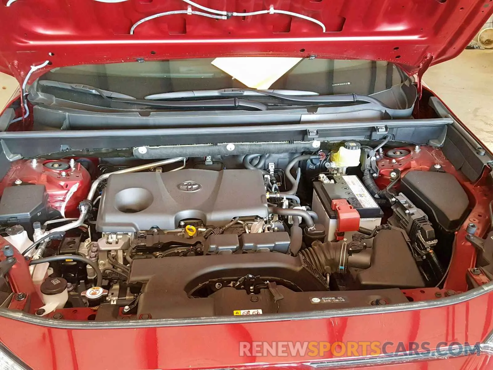 7 Фотография поврежденного автомобиля JTMH1RFV2KD018115 TOYOTA RAV4 LE 2019