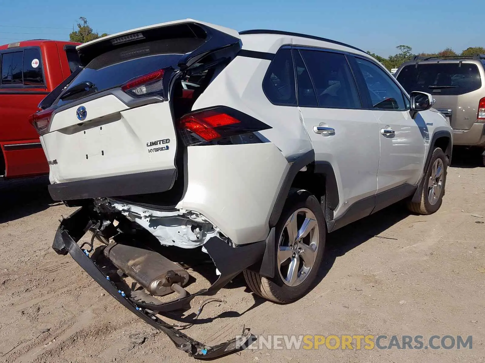 4 Фотография поврежденного автомобиля 2T3DWRFV2KW023494 TOYOTA RAV4 LIMIT 2019
