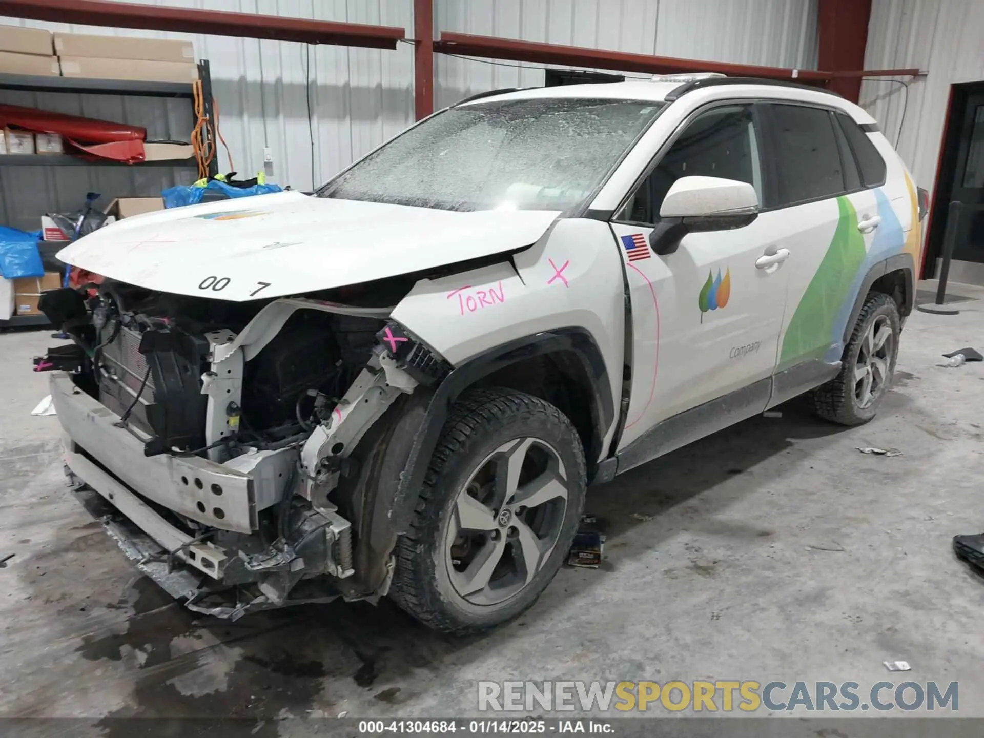 2 Фотография поврежденного автомобиля JTMCB3FV6MD064571 TOYOTA RAV4 PRIME 2021