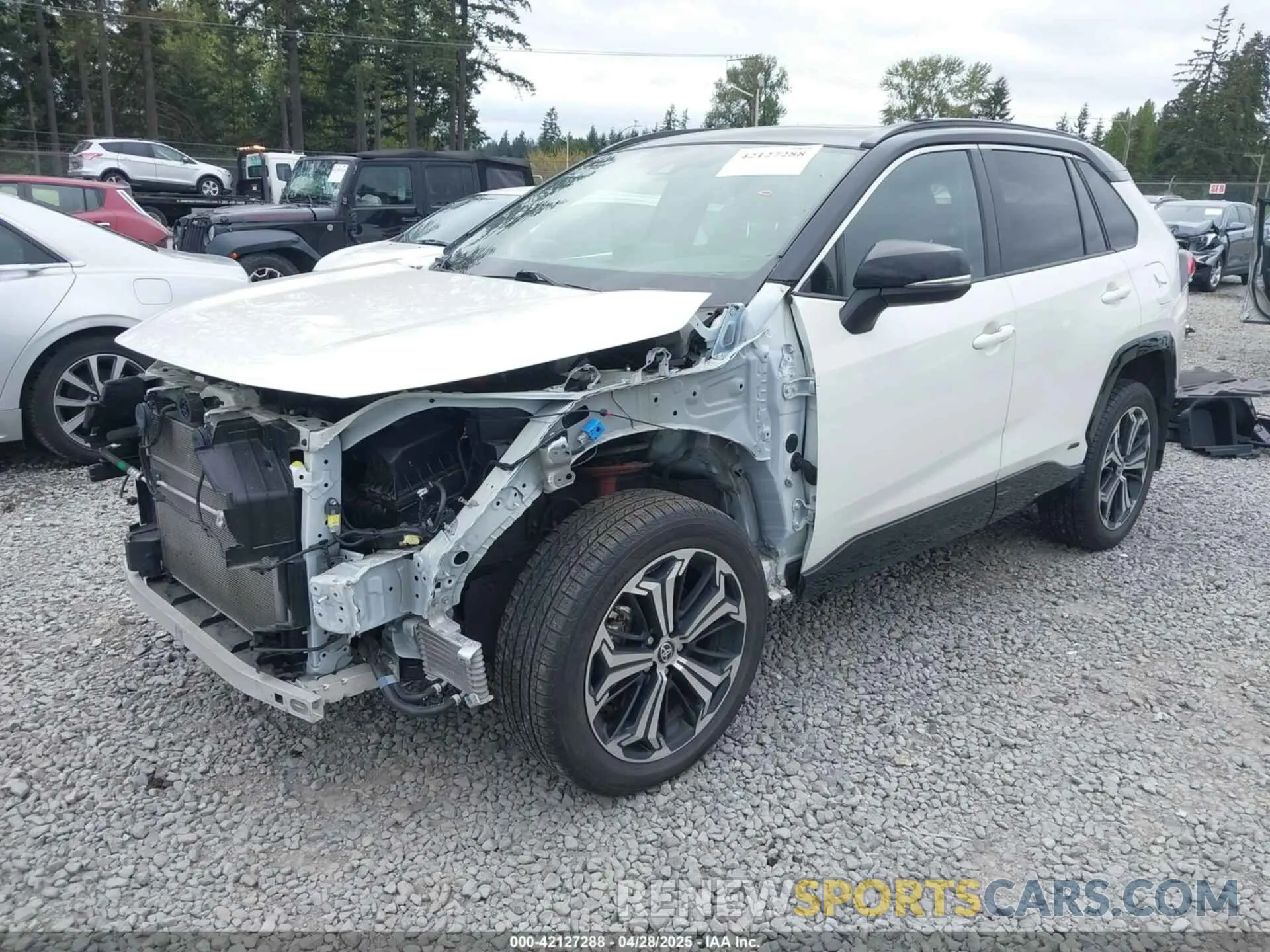 2 Photograph of a damaged car JTMEB3FV1ND100256 TOYOTA RAV4 PRIME 2022